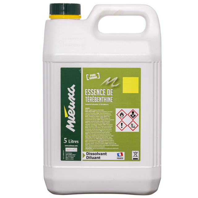 Essence de térébenthine MIEUXA Pur gemme, 5l