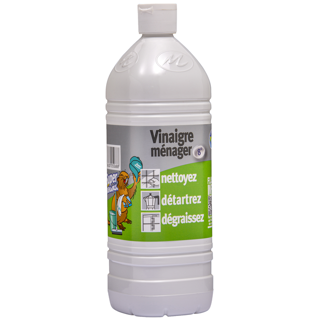 Vinaigre blanc MIEUXA Ménager 8°, 1L