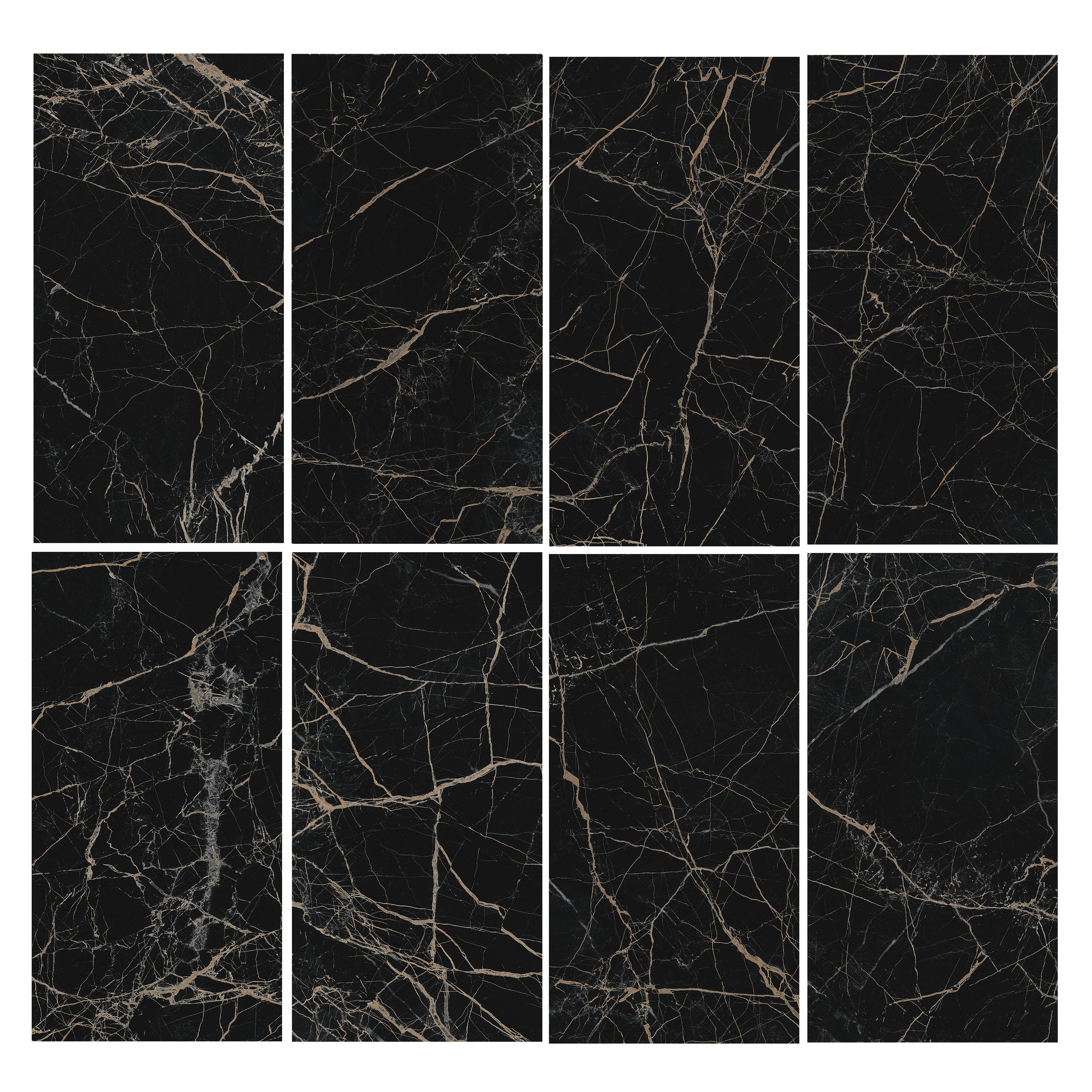 Piastrella da pavimento e rivestimento interno in gres porcellanato 60 x 120 cm rettificato smaltato nero opaco Blush traffico leggero (pei 1/5) Sp. 9 mm 1.44 mq - 16