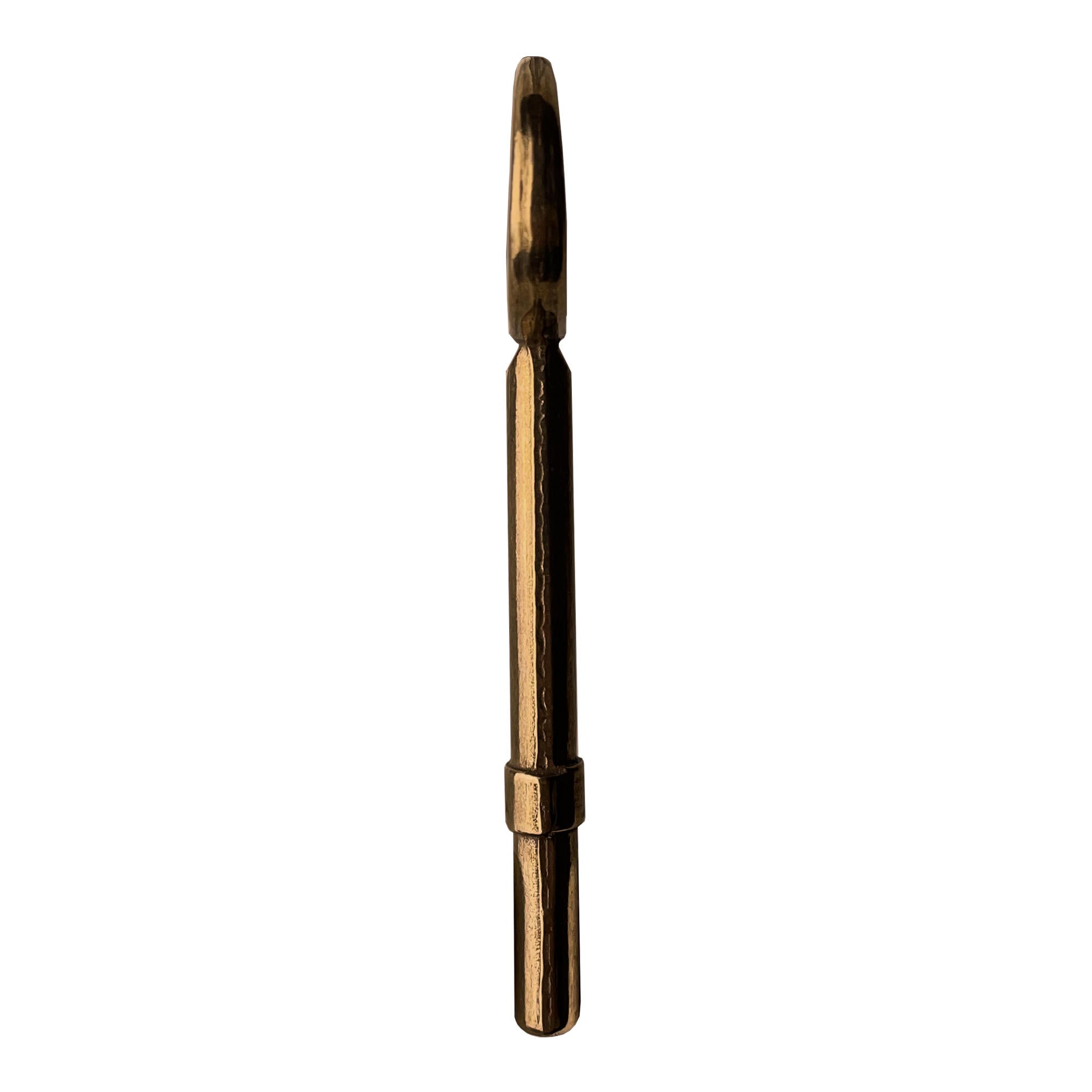 Chiave pass-partout AGB PATENT N.5 in ottone bronzo opaco - 2