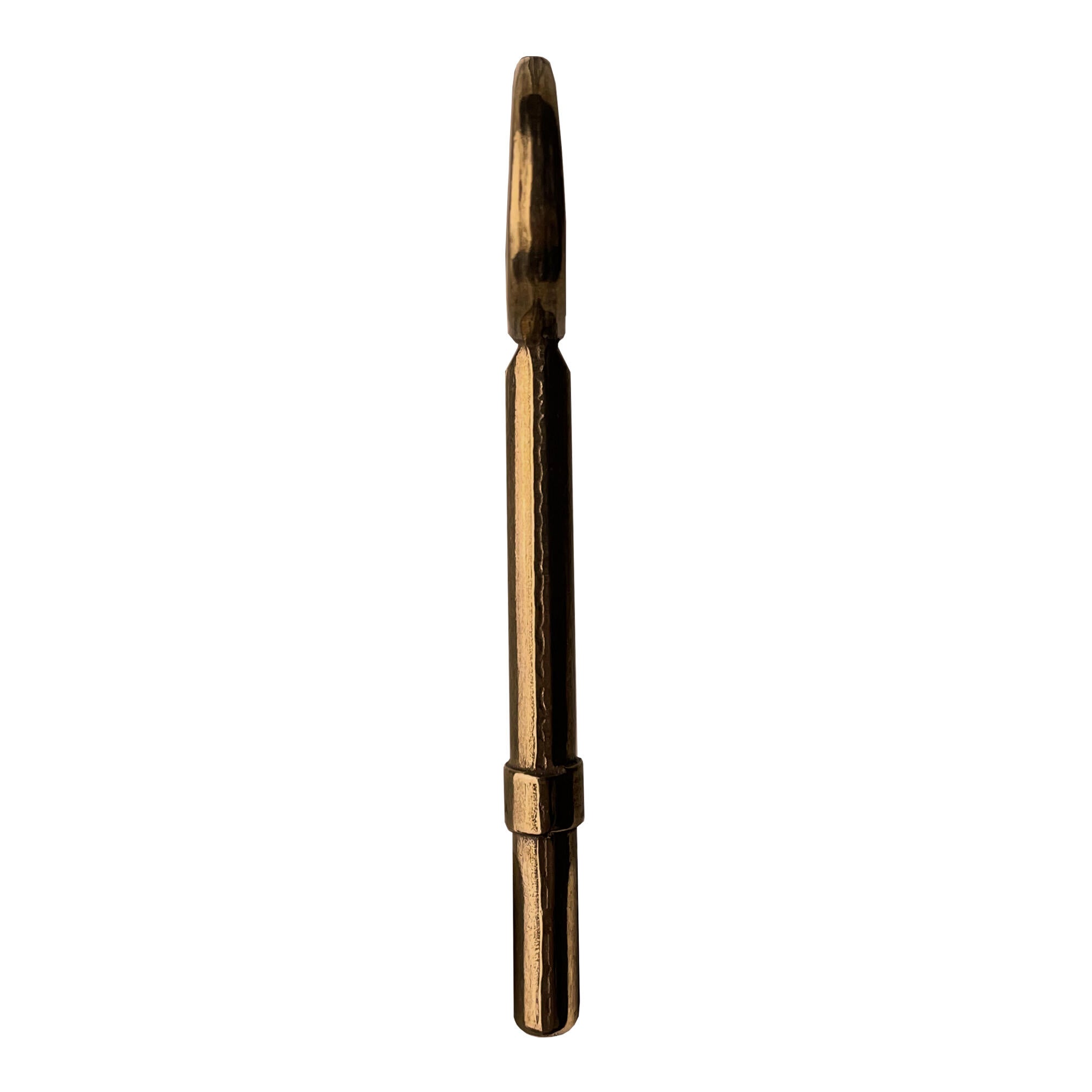 Chiave pass-partout AGB PATENT N.8 in ottone bronzo opaco - 2