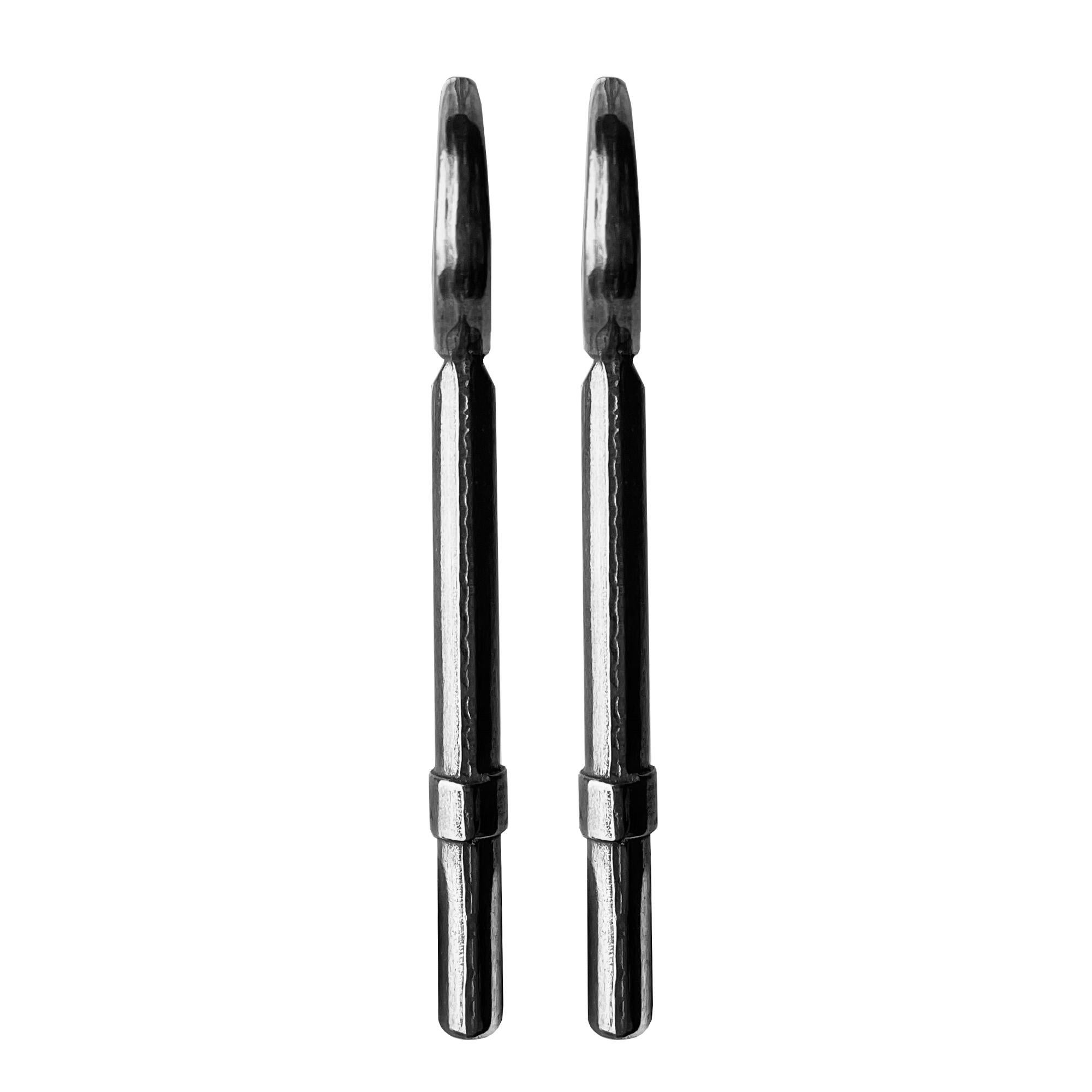 Chiave pass-partoutPATENT N.6 in ottone cromato opaco, 2 pezzi - 2