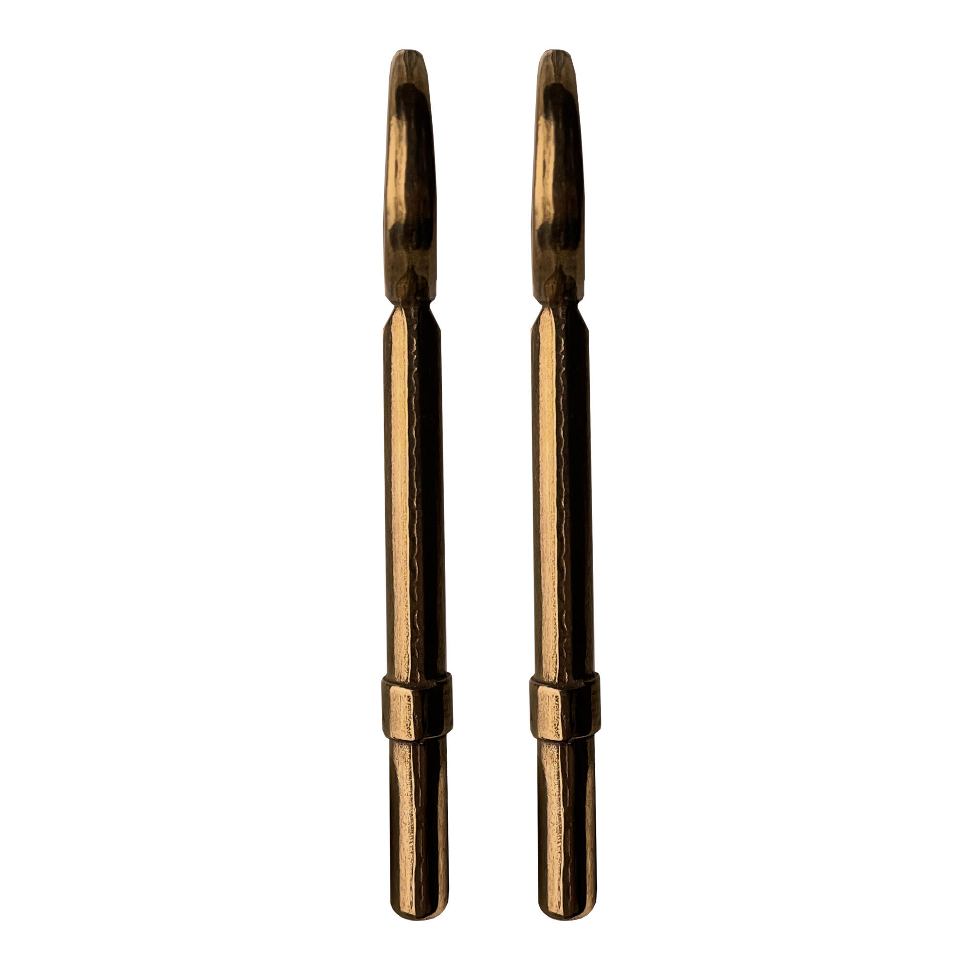 Chiave pass-partoutPATENT N.6 in ottone bronzo opaco, 2 pezzi - 2