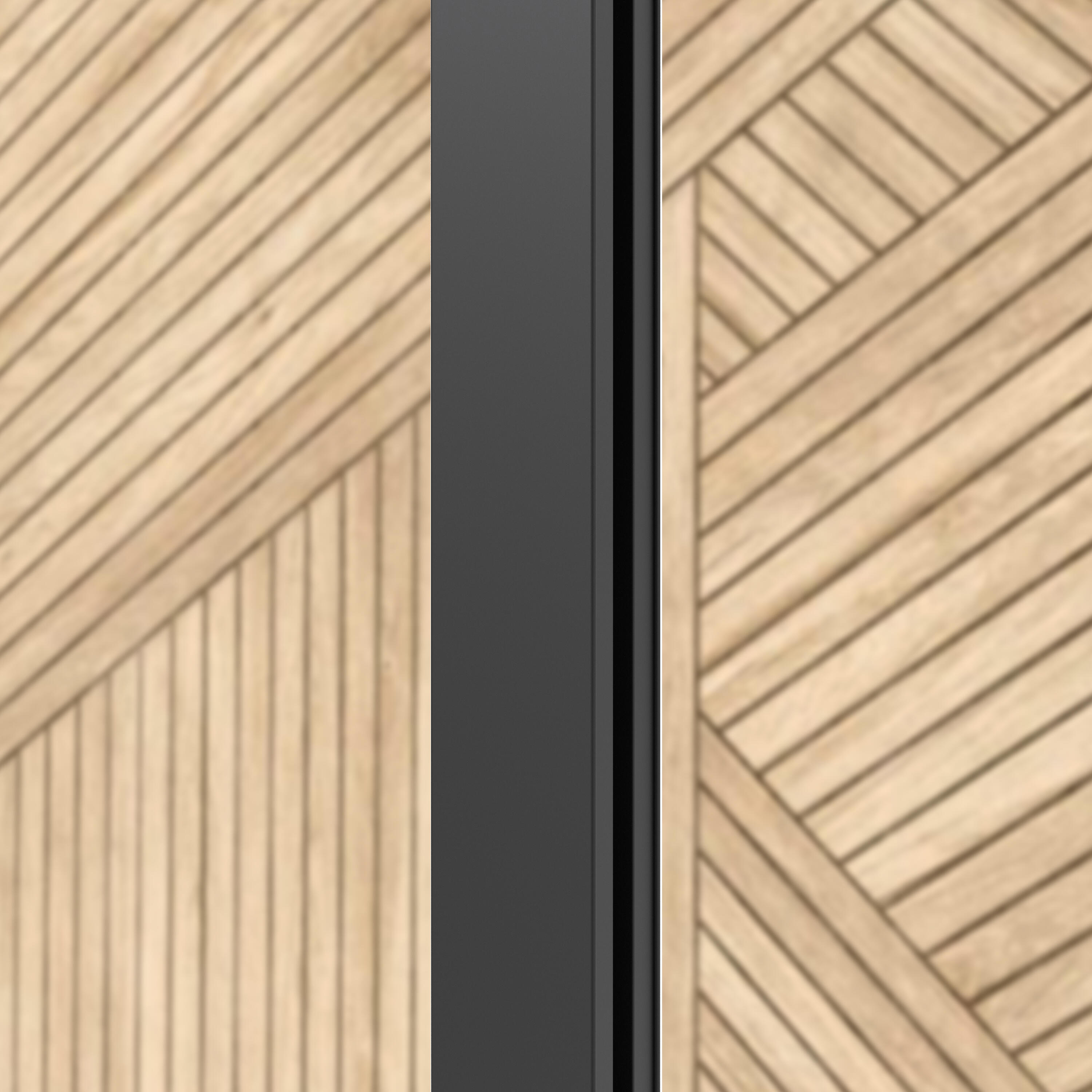 Pare-muret fixe transparent noir, H.110 x l.80 cm Unik - 6