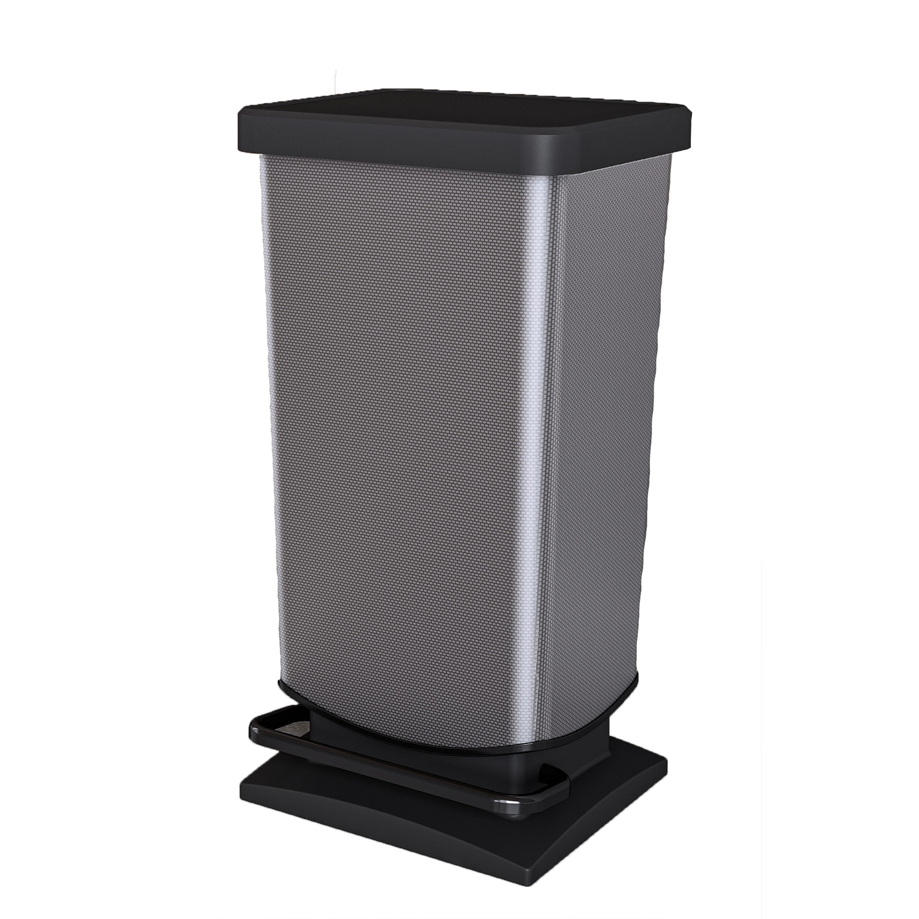 MSV Pattumiera da bagno a pedale in acciaio inox 3L Specchio MSV Pattumiera da bagno a pedale in acciaio inox 3L Specchio