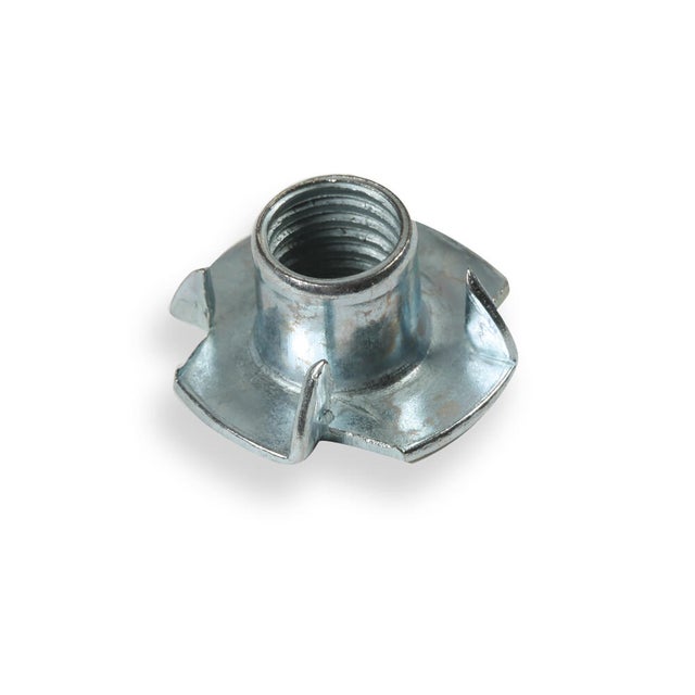 Fondello a 4 punte in ferro zincato grigio L 17 x H 17 X Sp 10 mm 12 pezzi