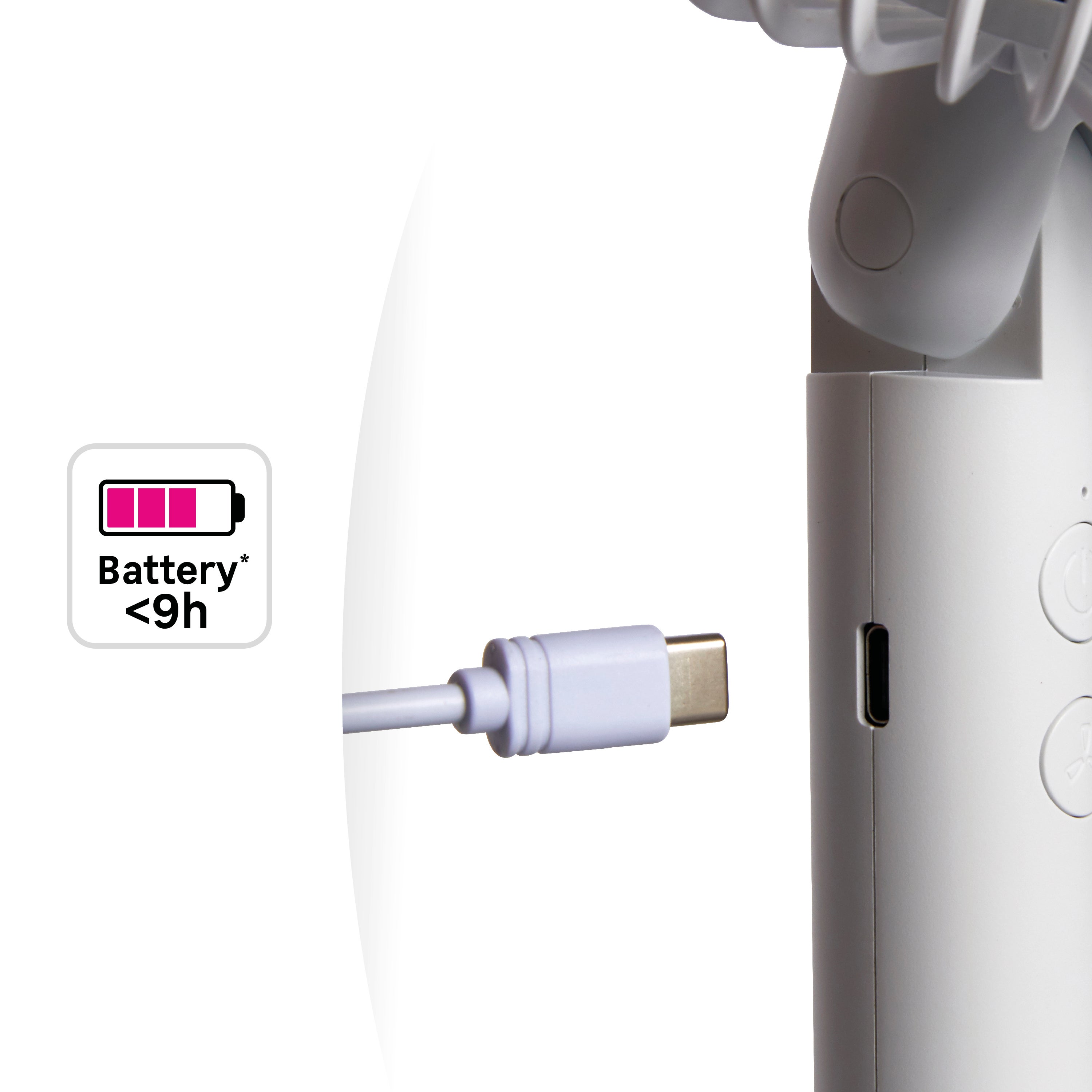 Miniventilador Crab Equation, carregado sem fio via USB, portátil em uma bolsa - 2