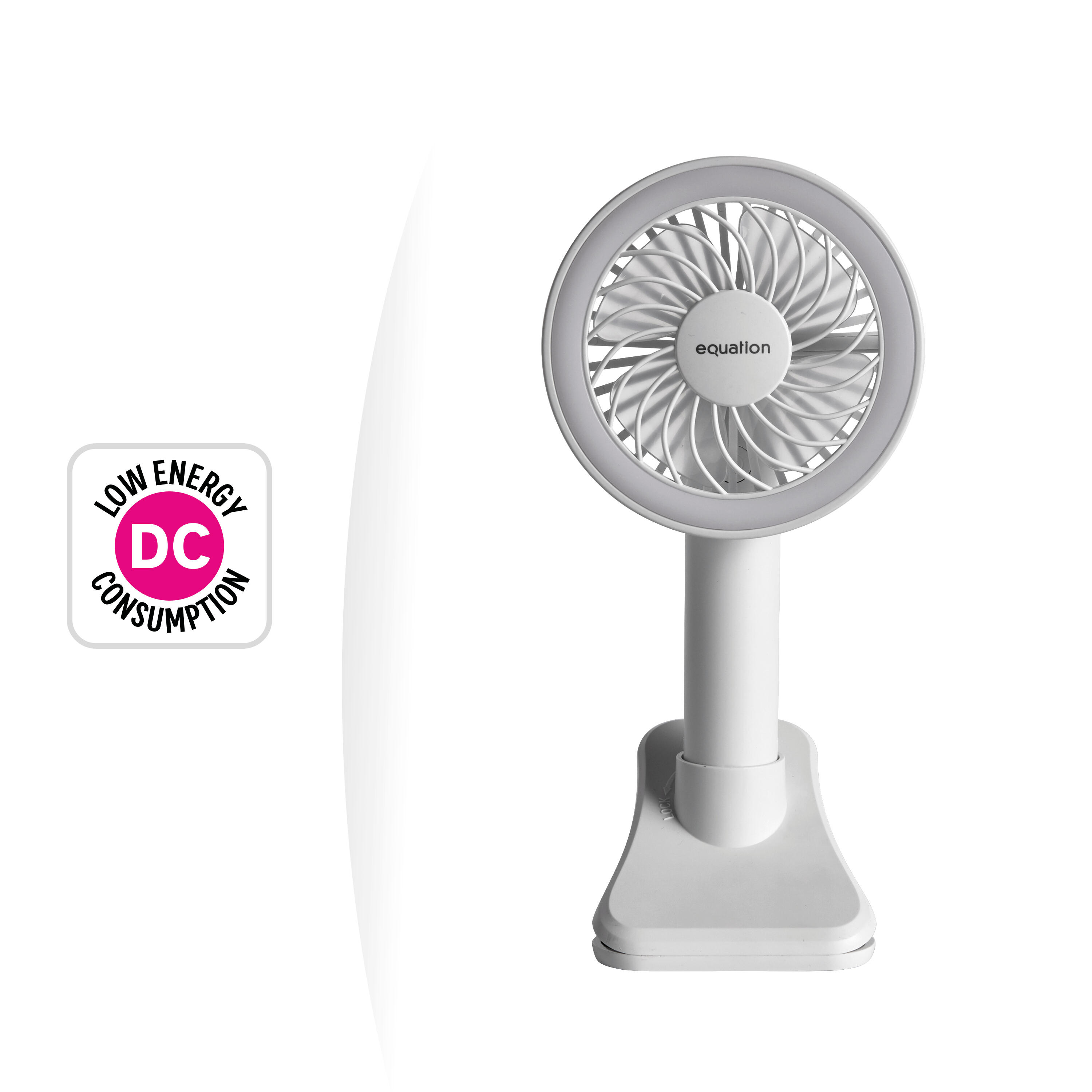 Mini ventilateur à main, EQUATION, Crab 5 W, D10.1 cm - 5