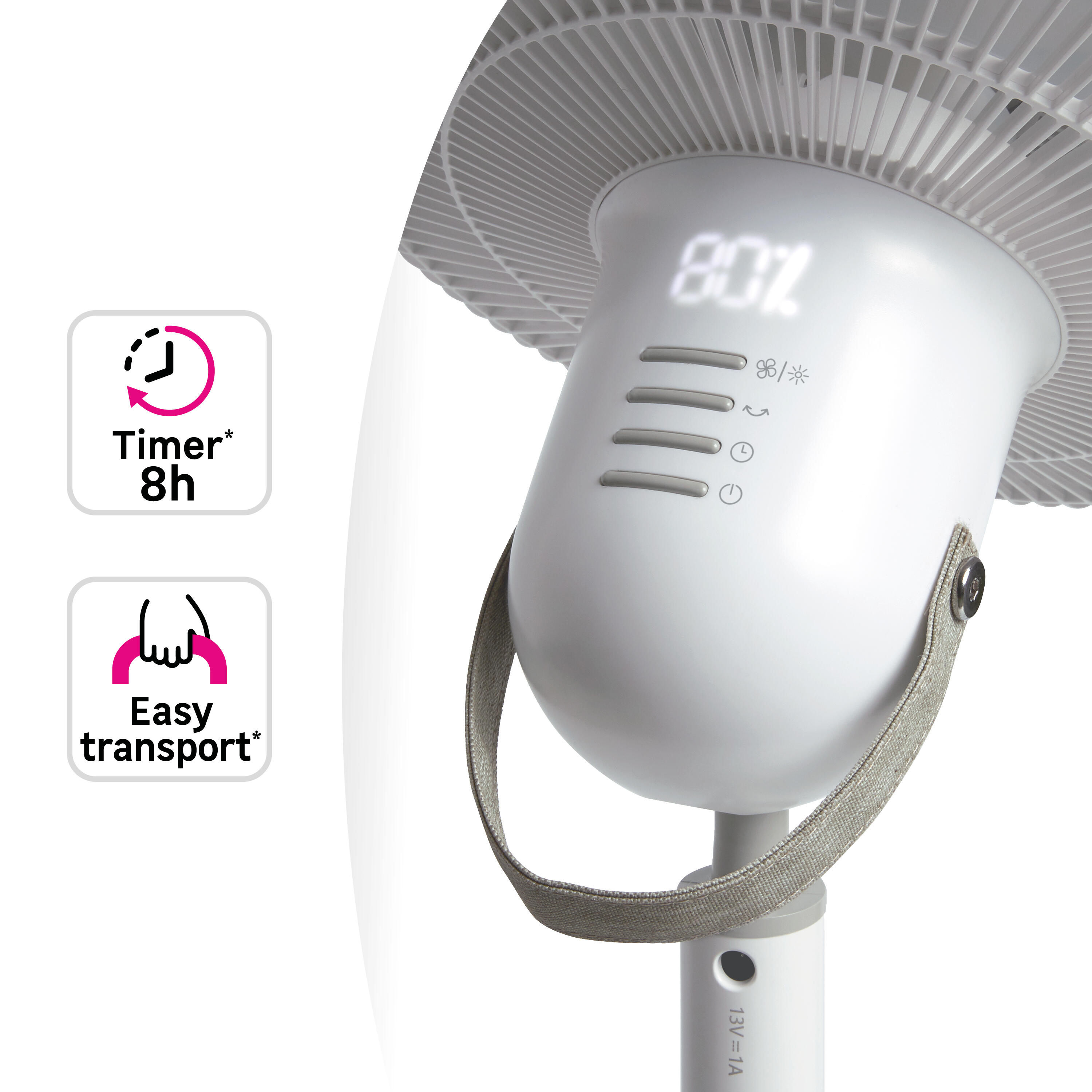 Ventilateur à poser, EQUATION, Pop-in 13 W, D33 cm - 8