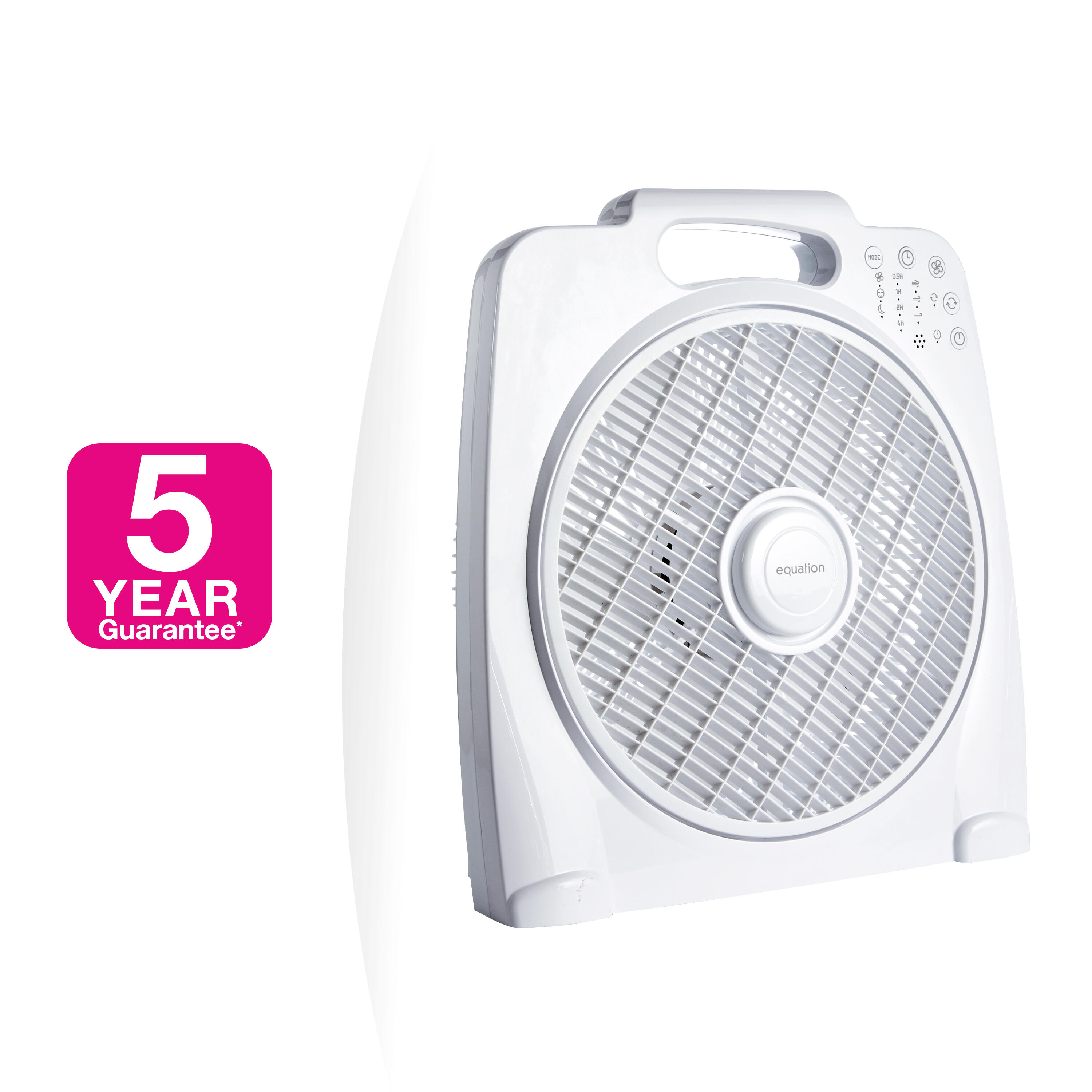 Ventoinha box fan Equation Sunburry 3 comando 3 velocidades 30cm 40W branco - 4