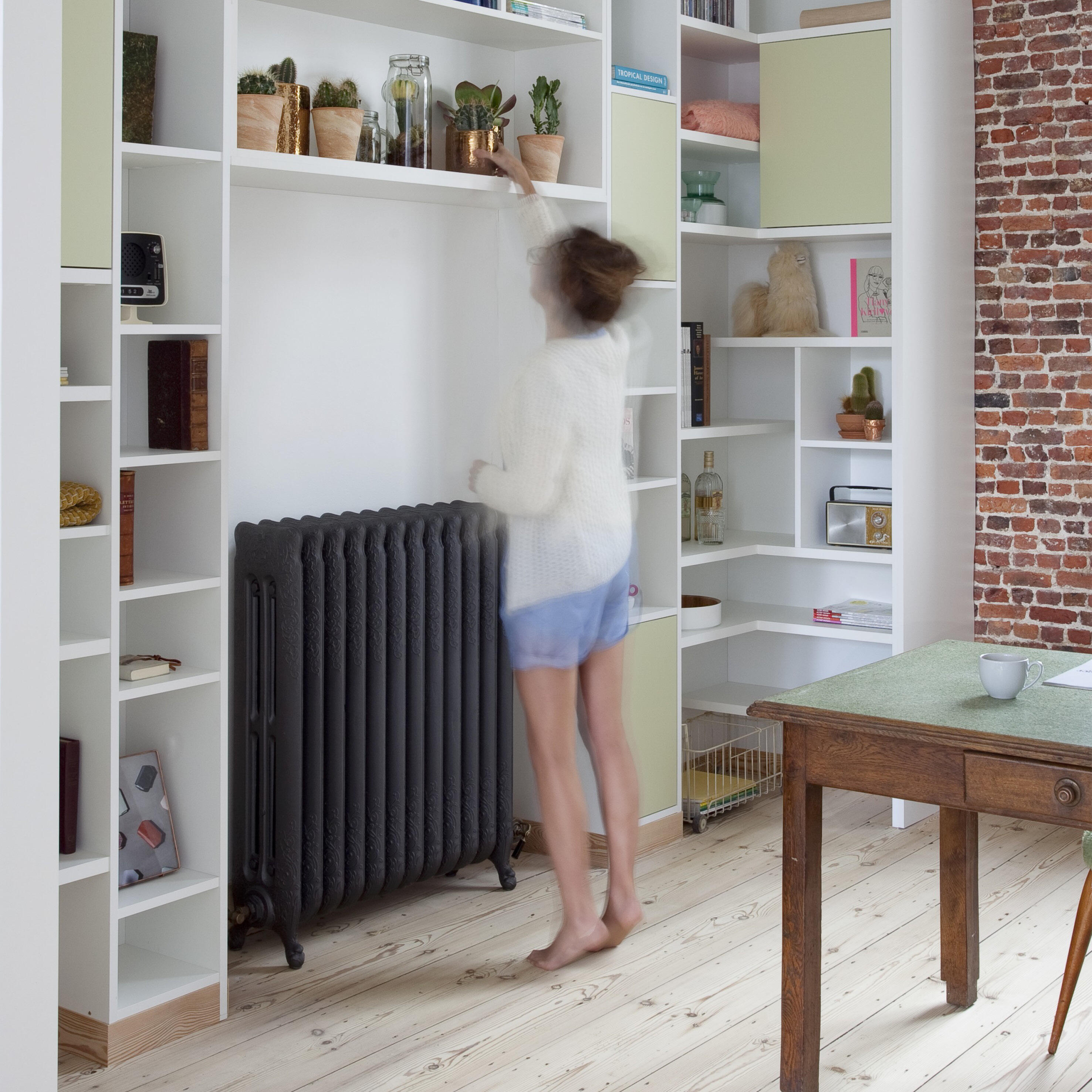 Bombe de peinture Relook radiateurs MAISON DECO noir mat - 4