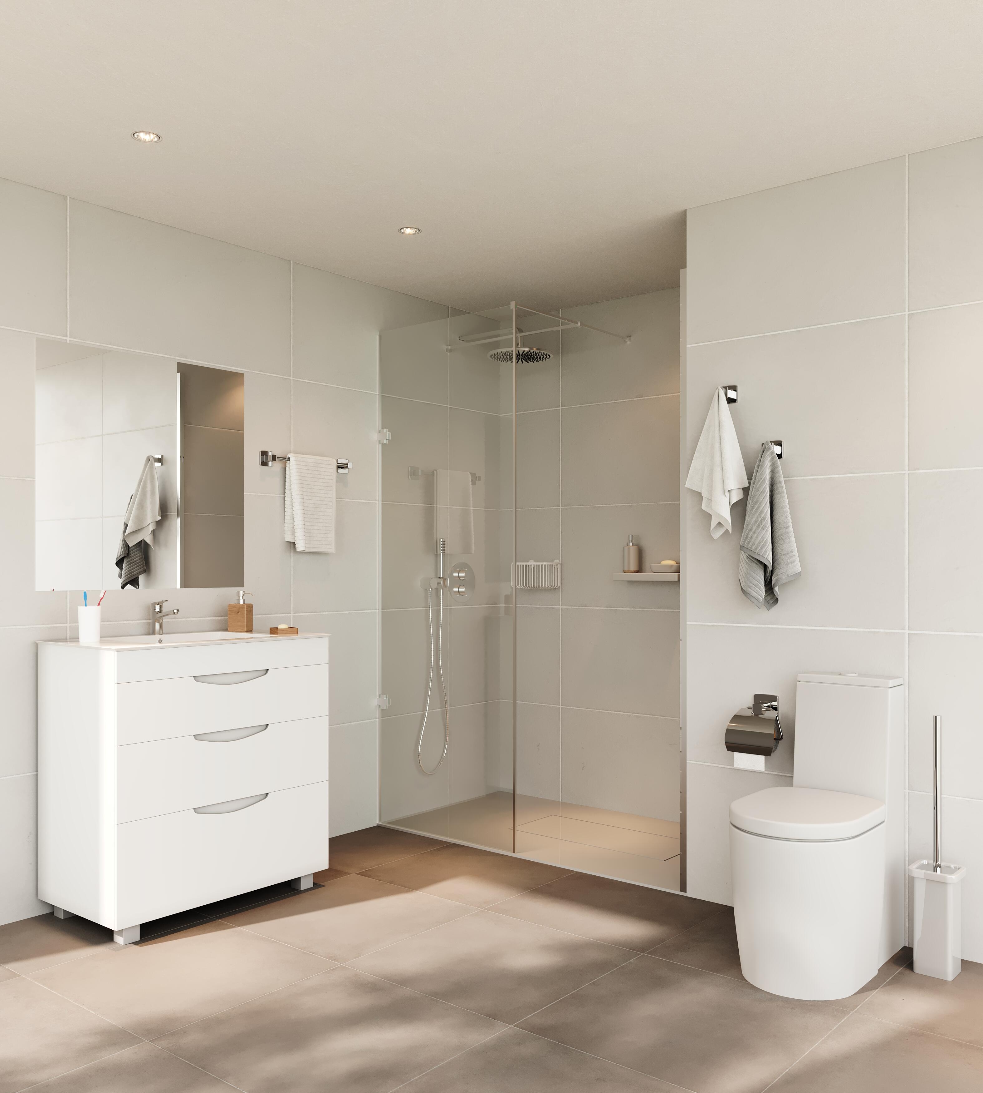 Percha/perchero Epsilon zamak gris  con 1 gancho - 2