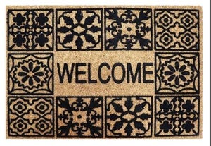 Paillasson Imprimé Léopard 40x60 Cm - Tapis Entrée Doux Antidérapant Intérieur Extérieur Lavable JAYWIS