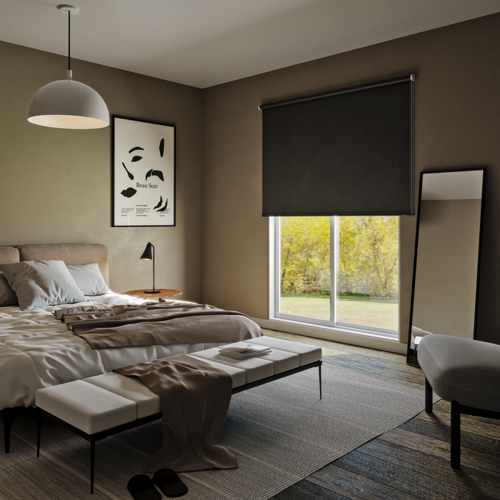 store enrouleur mambo gris