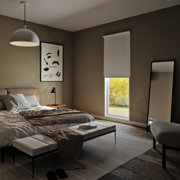 store enrouleur mambo blanc