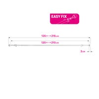 Bastone Per Tenda Estensibile Kippen 120-200 Cm - Ottone Antichizzato, Con Gancio E Supporti - Foto 4