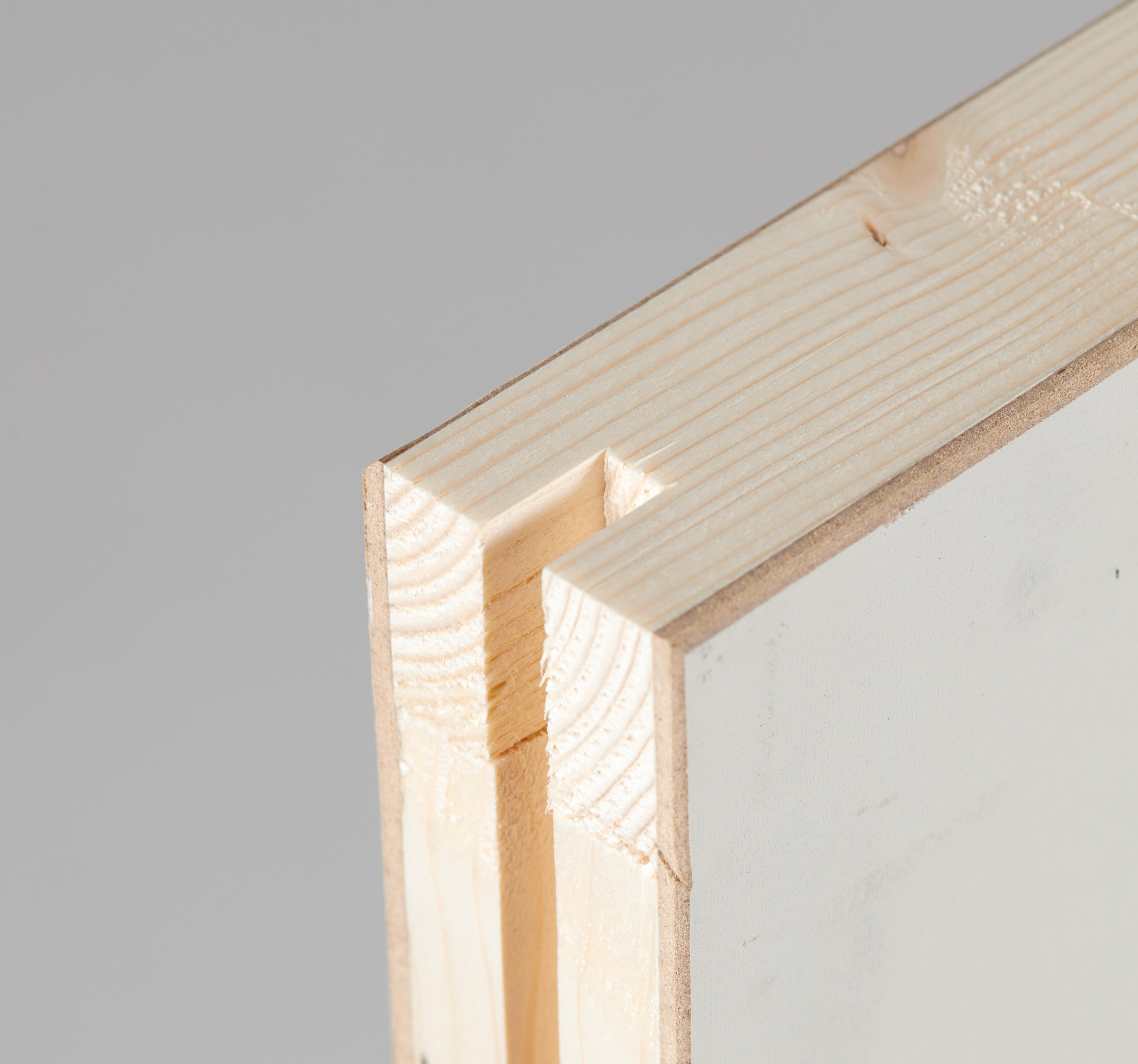 Porte coulissante Milan 204 x 83 cm avec usinage pour poignée cuvette - 2