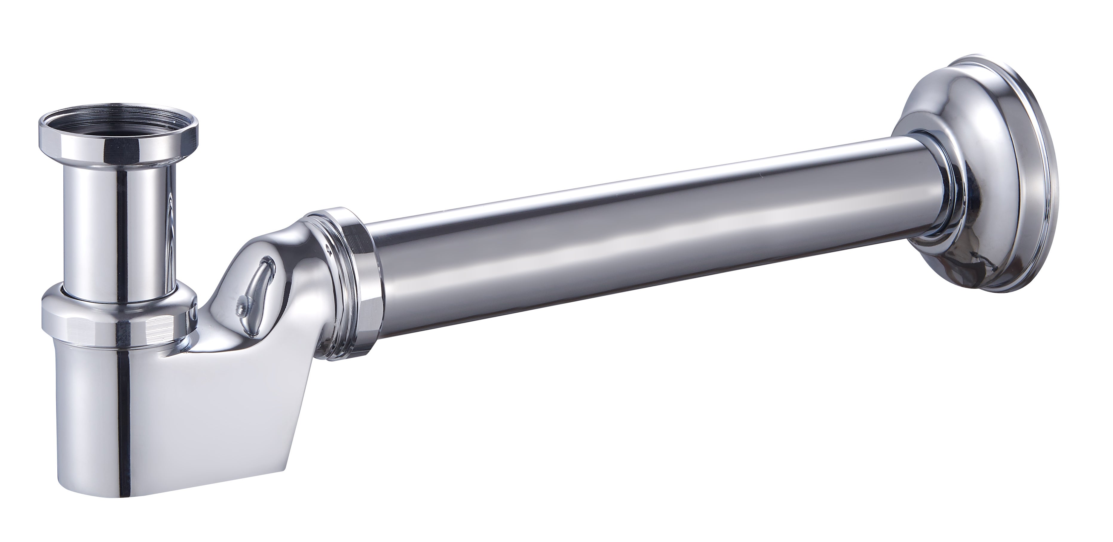 Sifone Universale VARIOSAN Per Lavabo - Acciaio Inox Cromato 1 1/4'' X 32 Mm - Facile Da Pulire - Foto 6