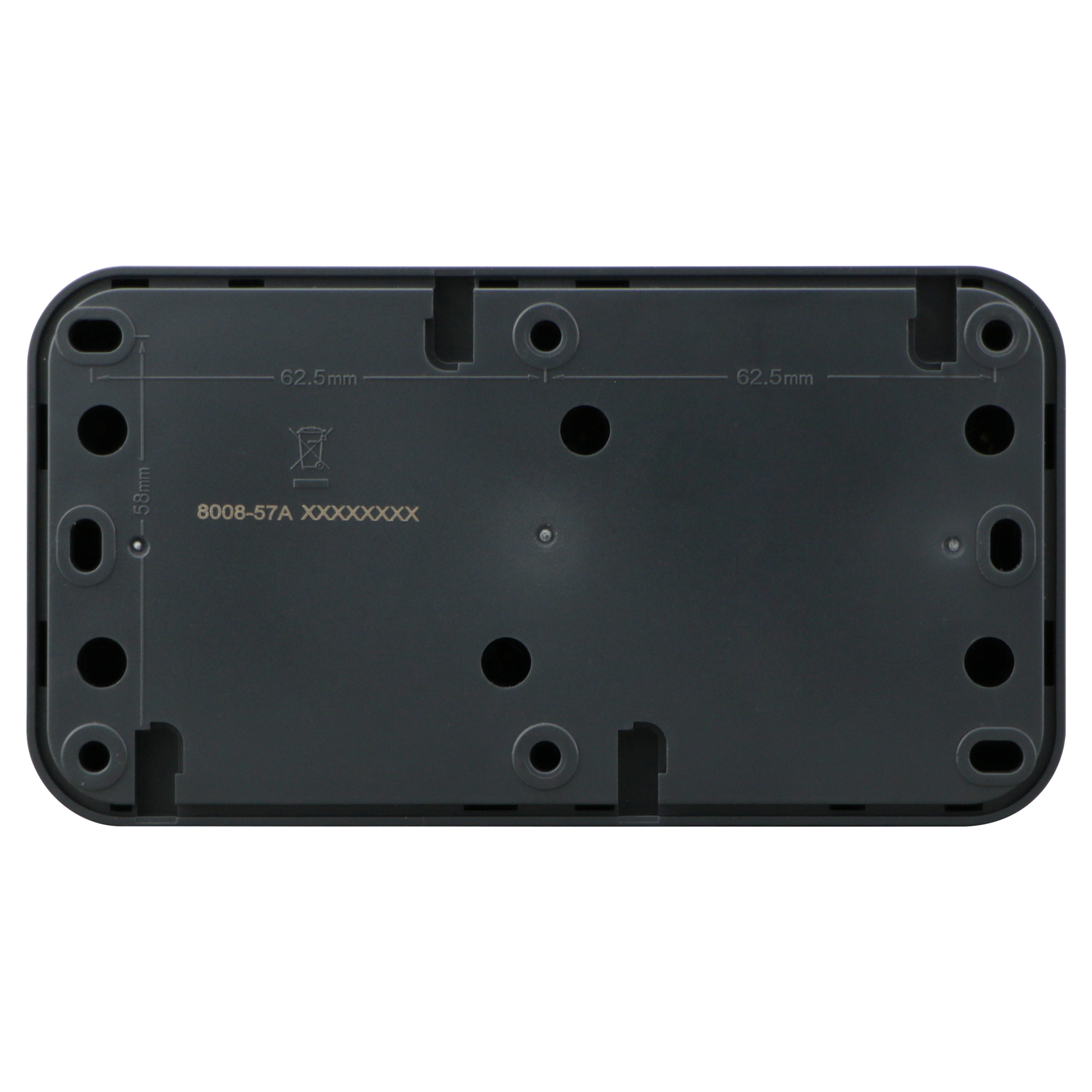 Double prise avec terre étanche complet Trail, LEXMAN anthracite - 6