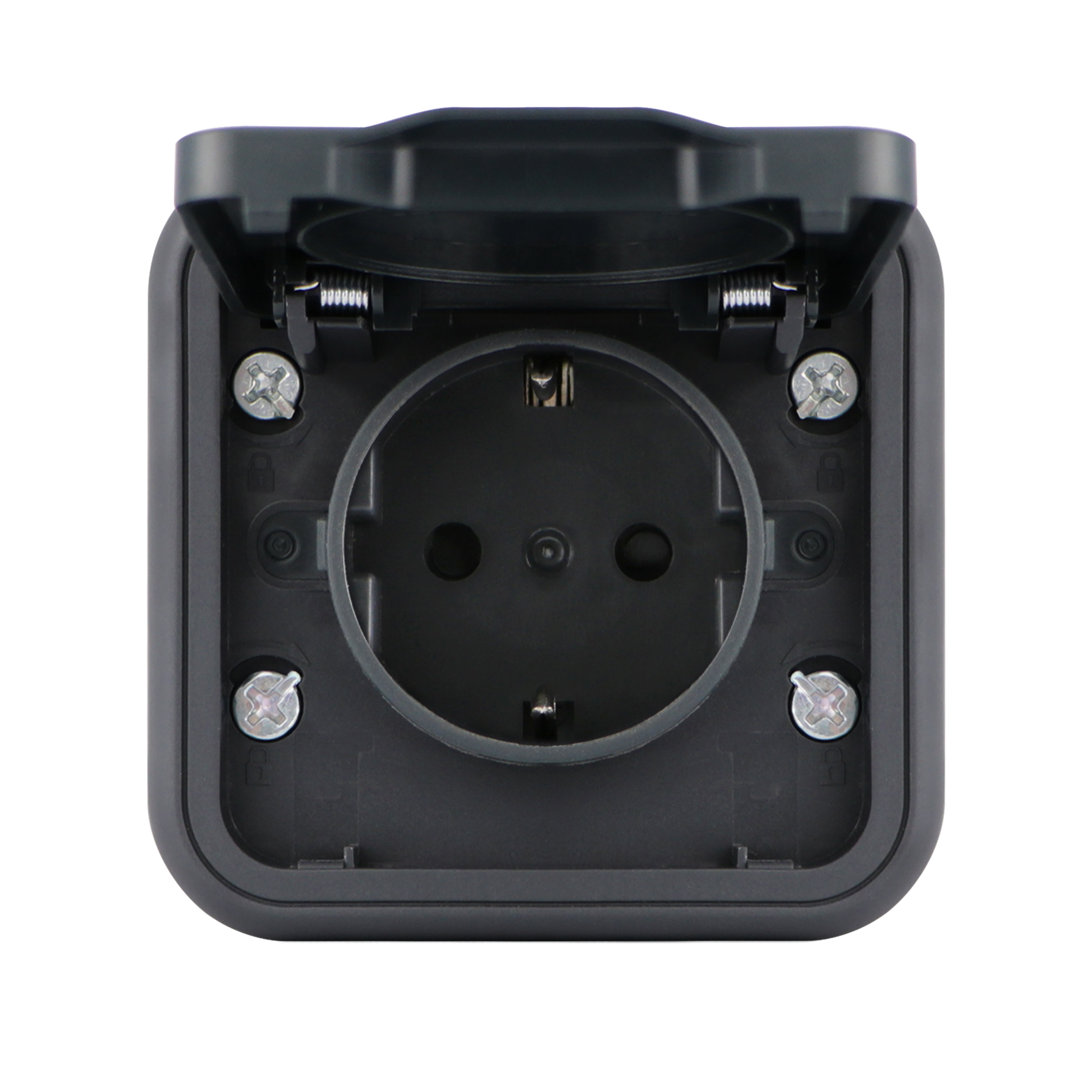 Enchufe schuko LEXMAN Trail IP55 color antracita - 3