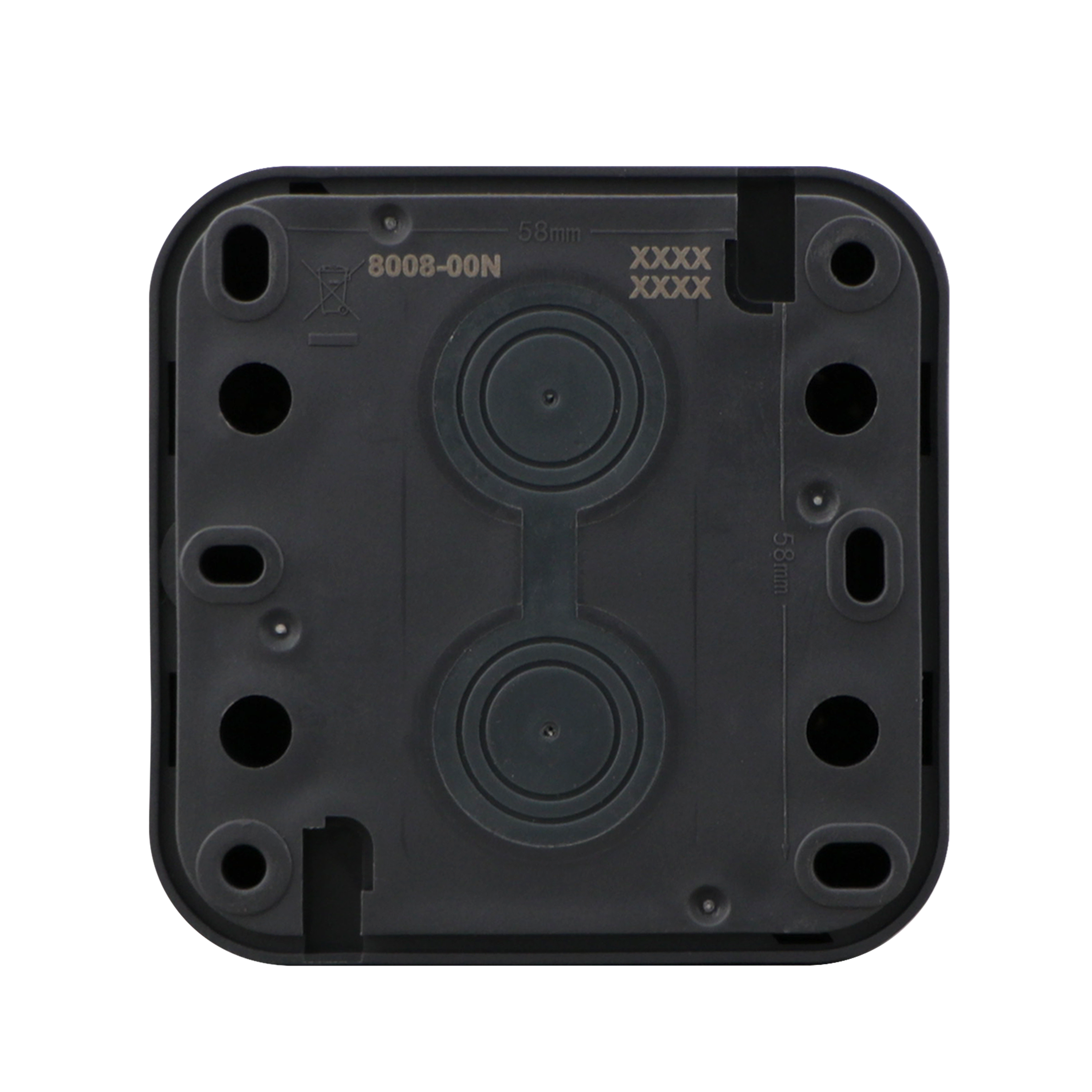 Pulsador con luz LEXMAN Trail IP55 color antracita - 6