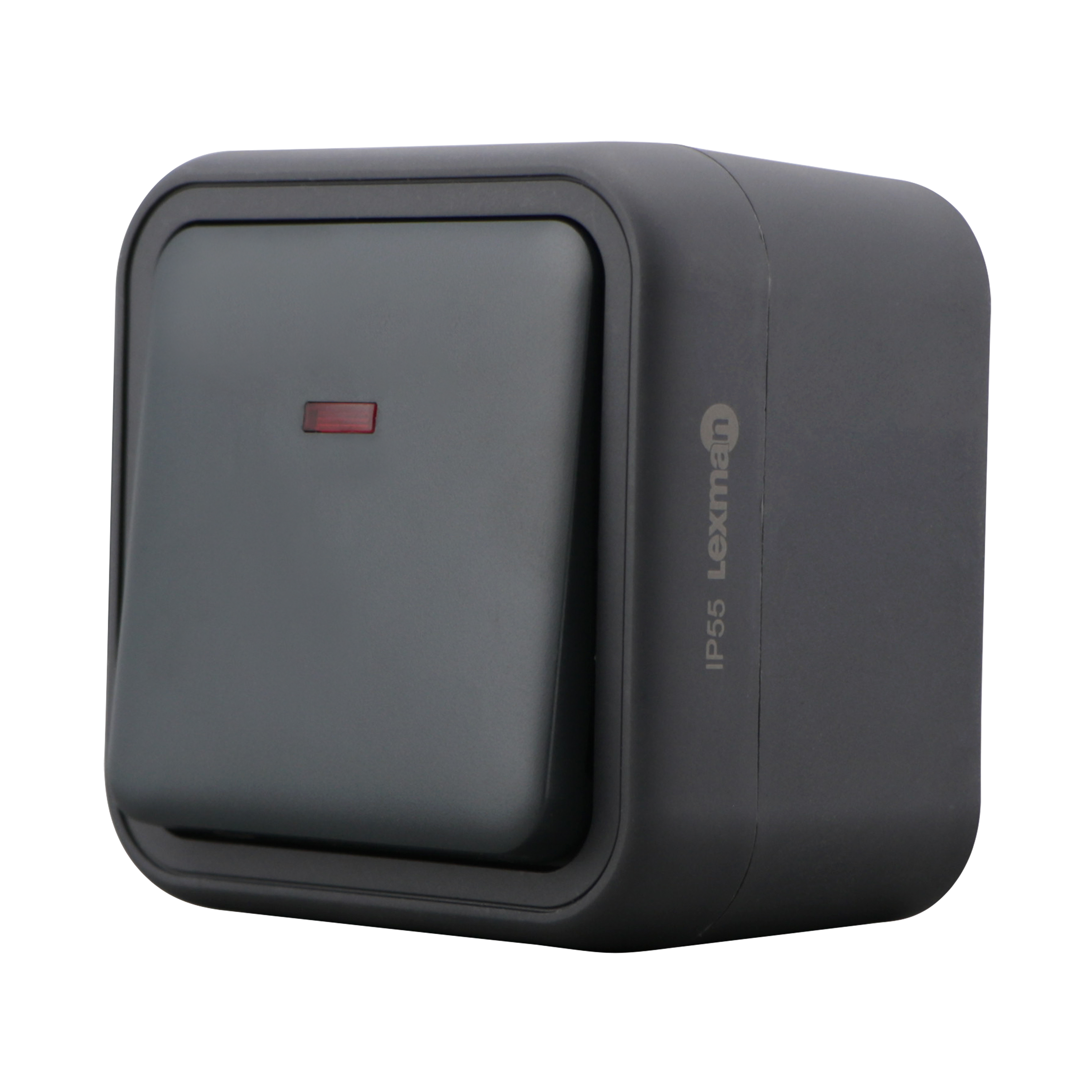 Pulsador con luz LEXMAN Trail IP55 color antracita - 5