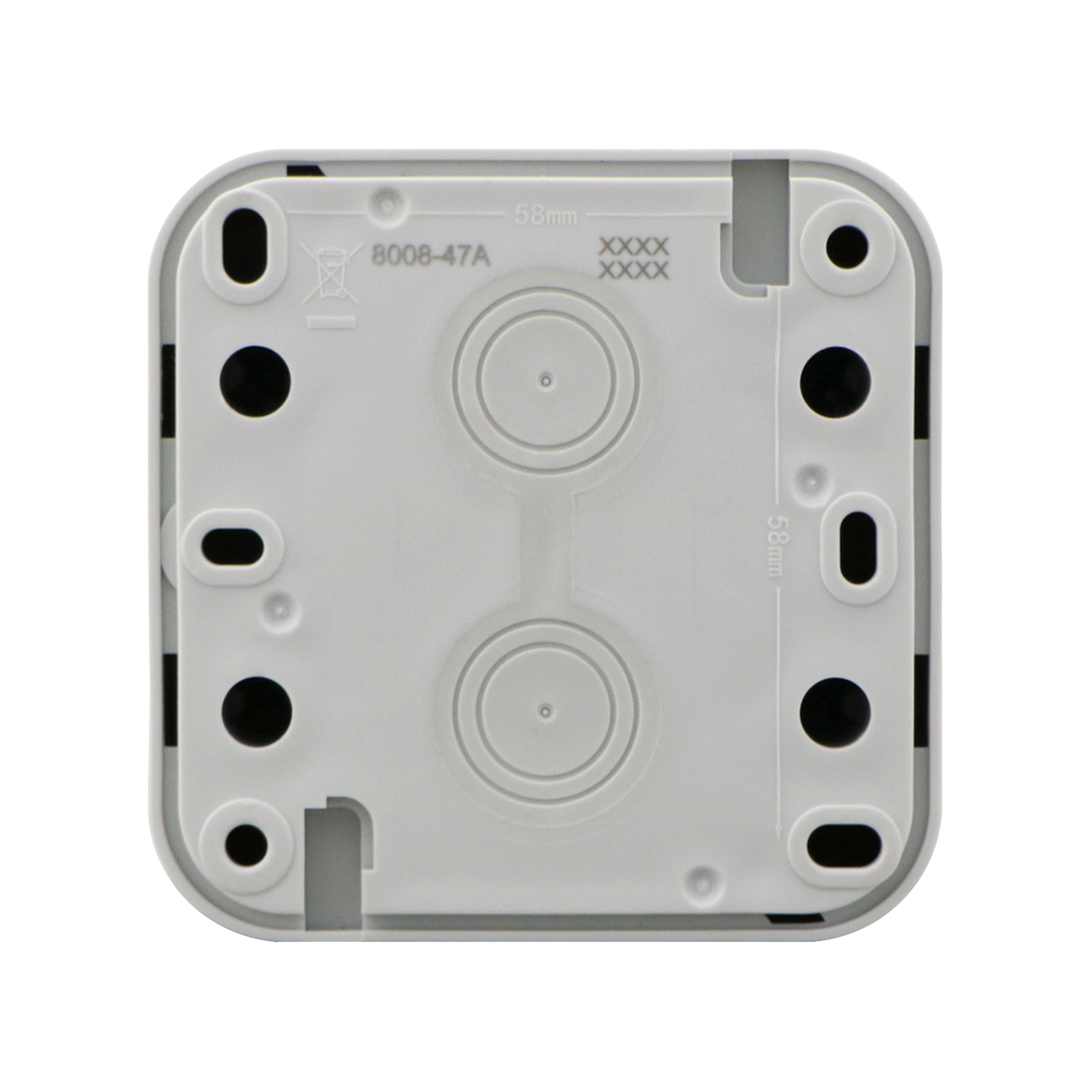 Prise avec terre étanche complet Trail, LEXMAN gris - 2