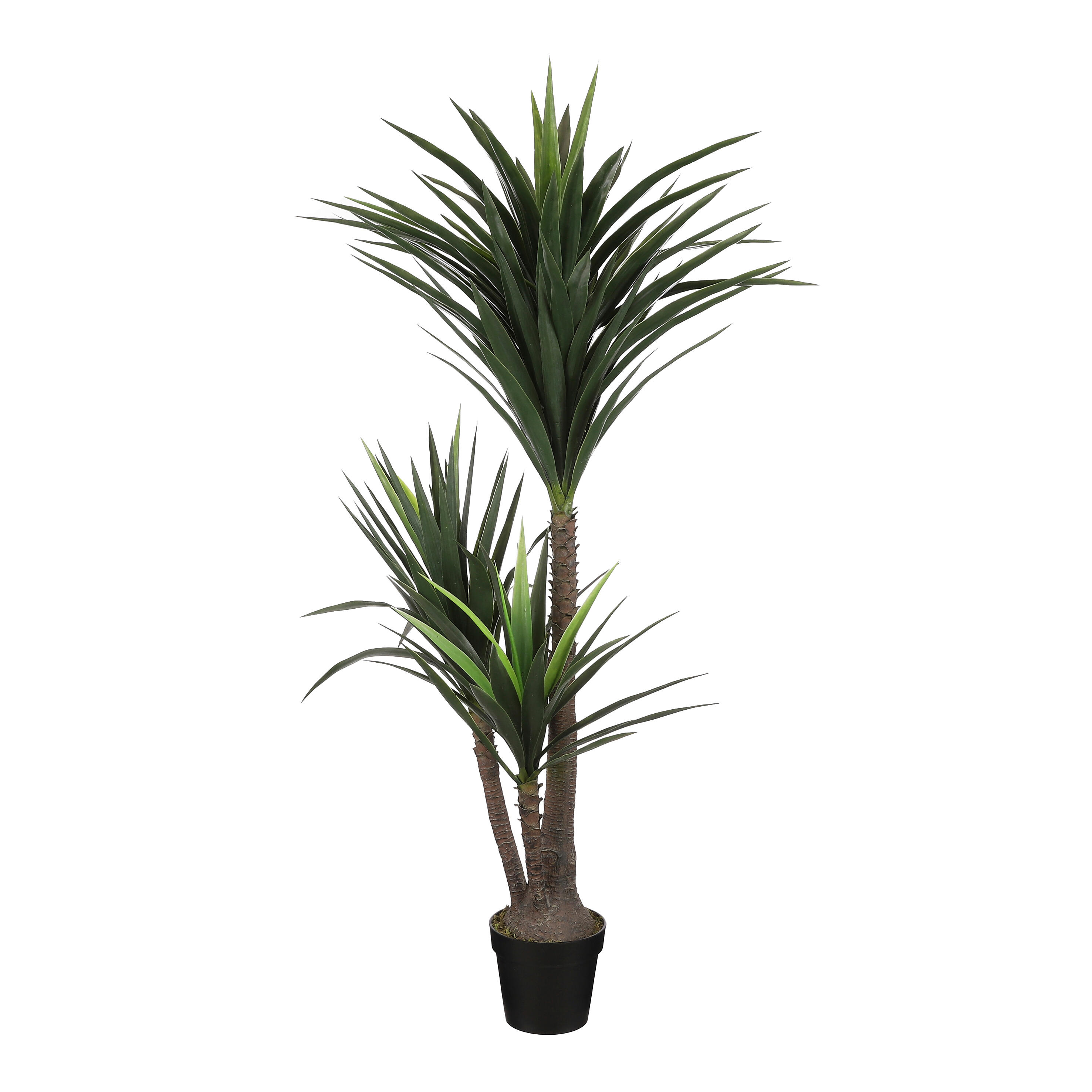 Mica Decorations  Planta Artificial Yucca De 160 Cm En Maceta De Ø 20.5 Cm Verde , Leroy Merlin