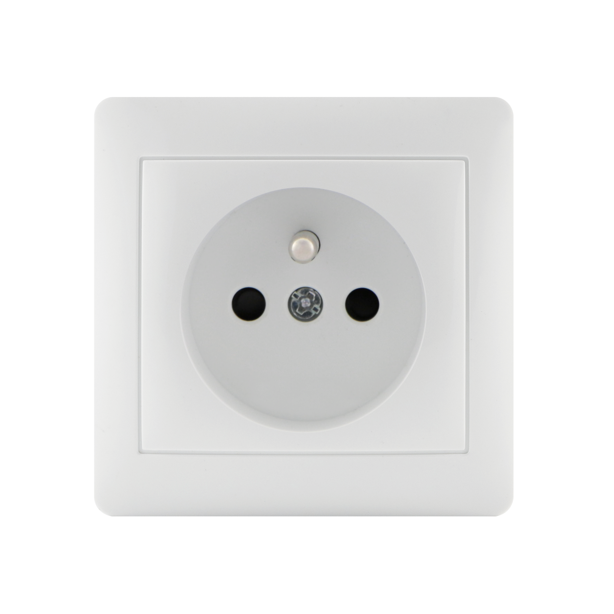 Prise avec terre saillie complet Surface, LEXMAN blanc - 5