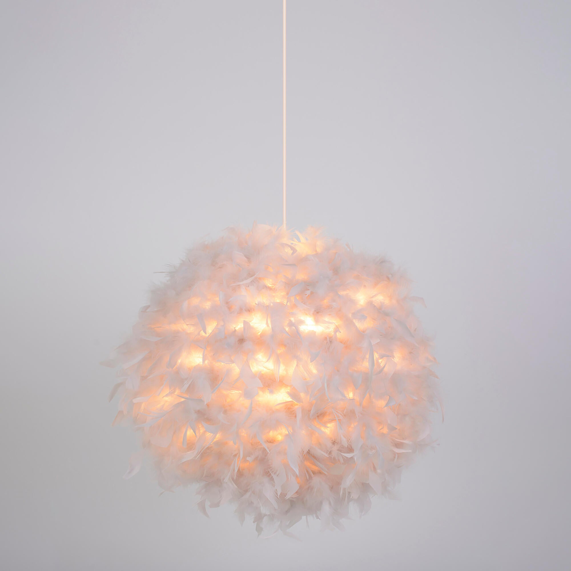 Lámpara de techo kokot blanca 1 luz e27