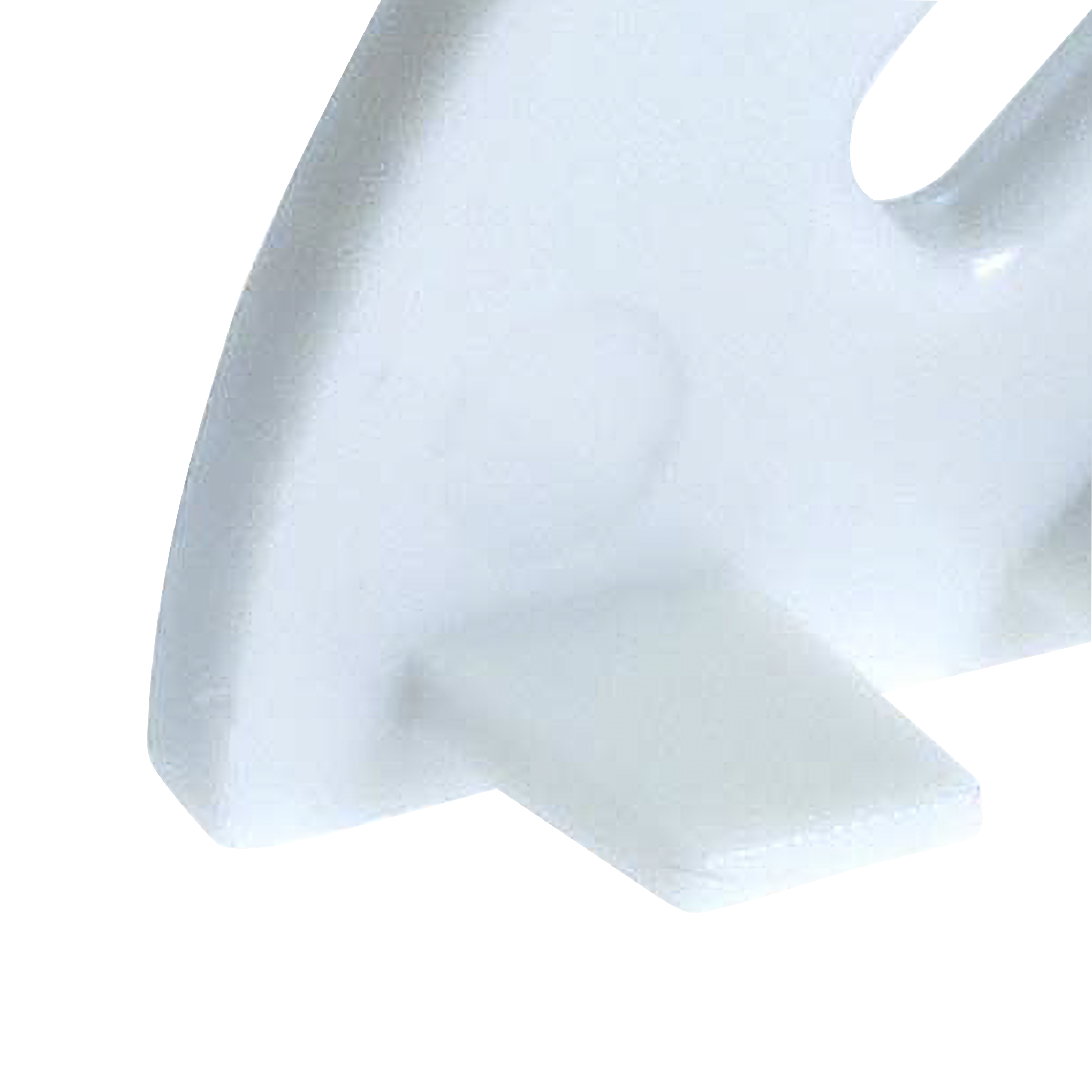 Tapa final de perfil para tira LED de plástico de 7 mm de longitud - 2