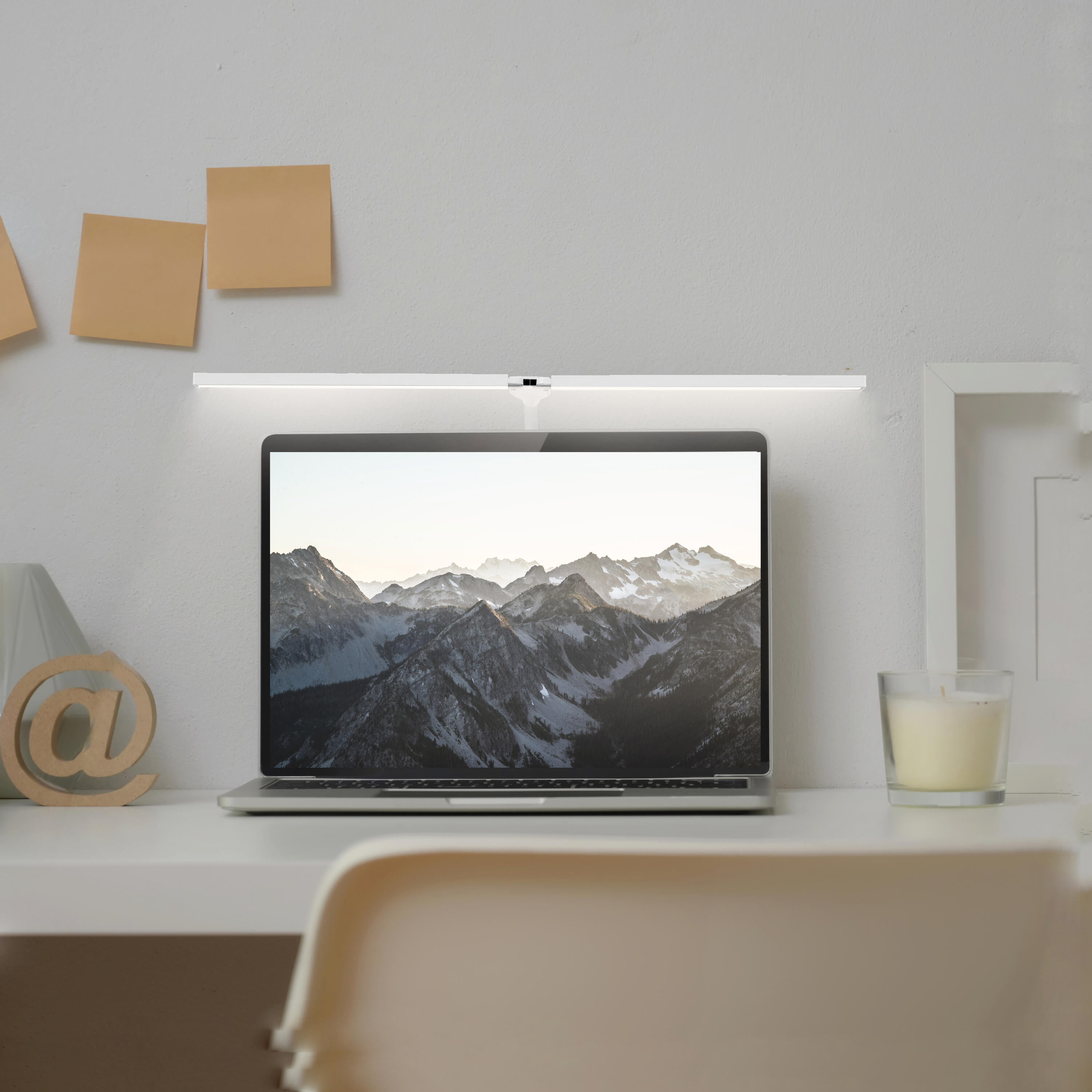 Flexo para escritorio sin cable táctil LED con control de la intensidad de la luz Joy FORLIGHT con estructura blanca CCT 3000K-6000K - 3