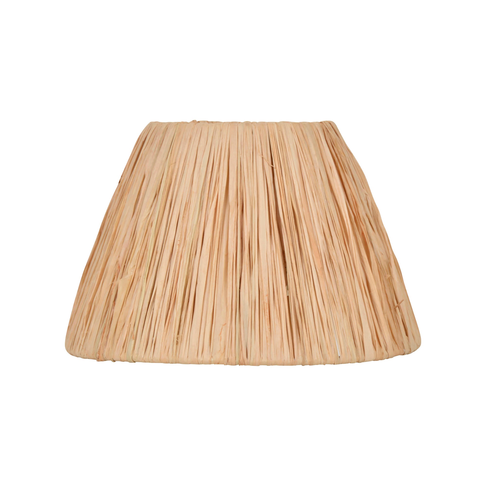 Pantalla para lámpara de 19 cm corep tendu rafia e14