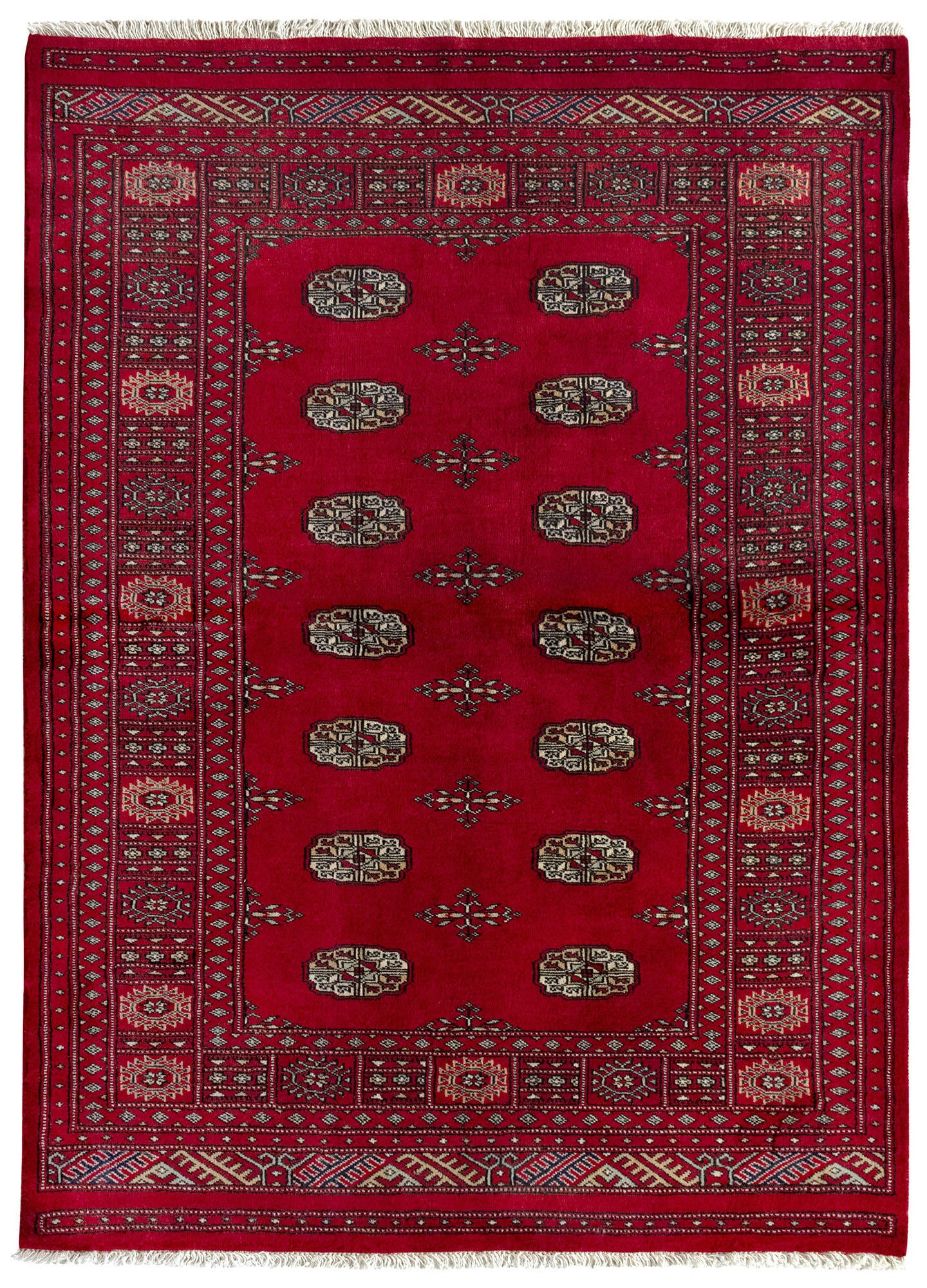 Alfombra lana pakistani lahor-buka b multicolor 125x180cm