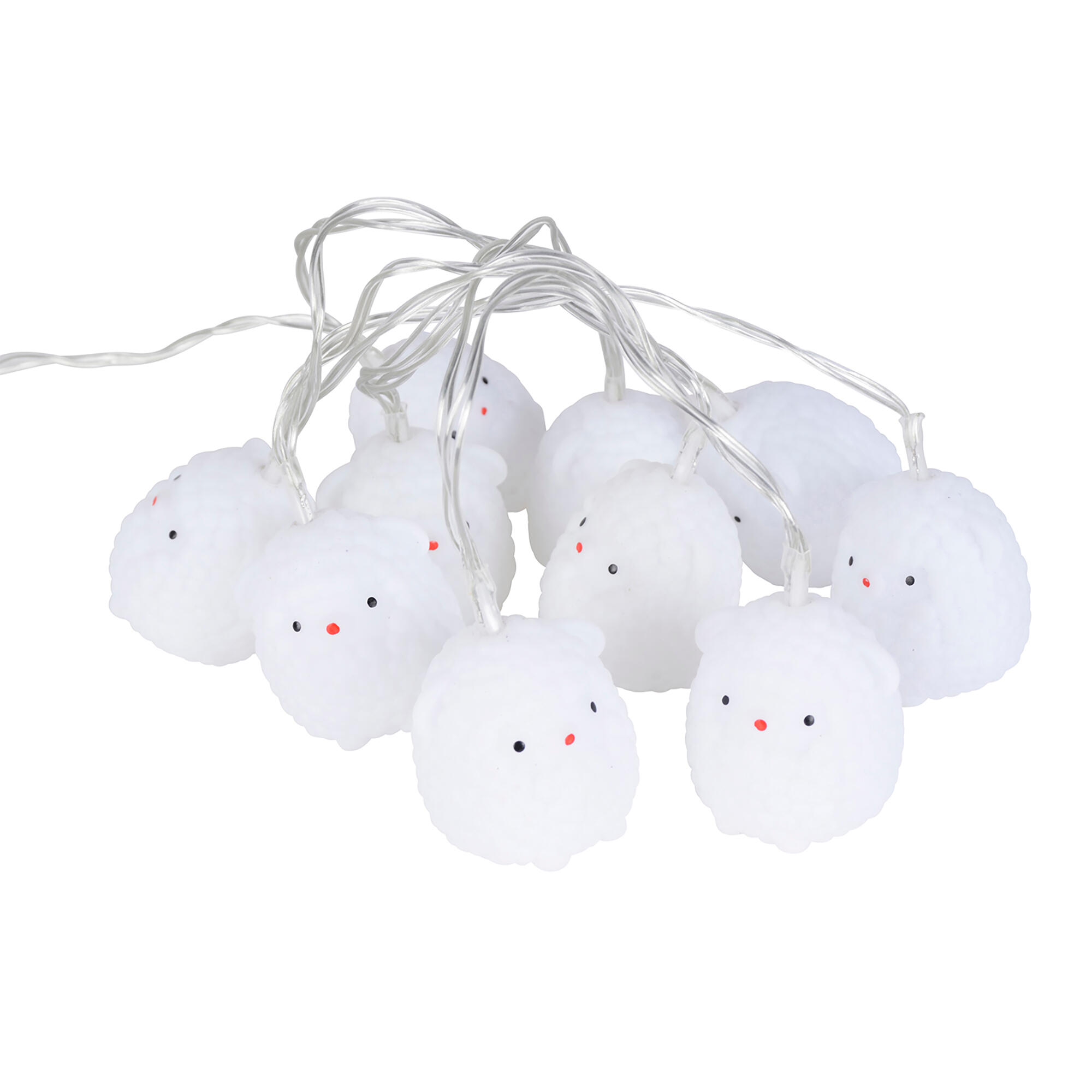 Guirnalda led de 10 luces mouton lama infantil rgb con pila