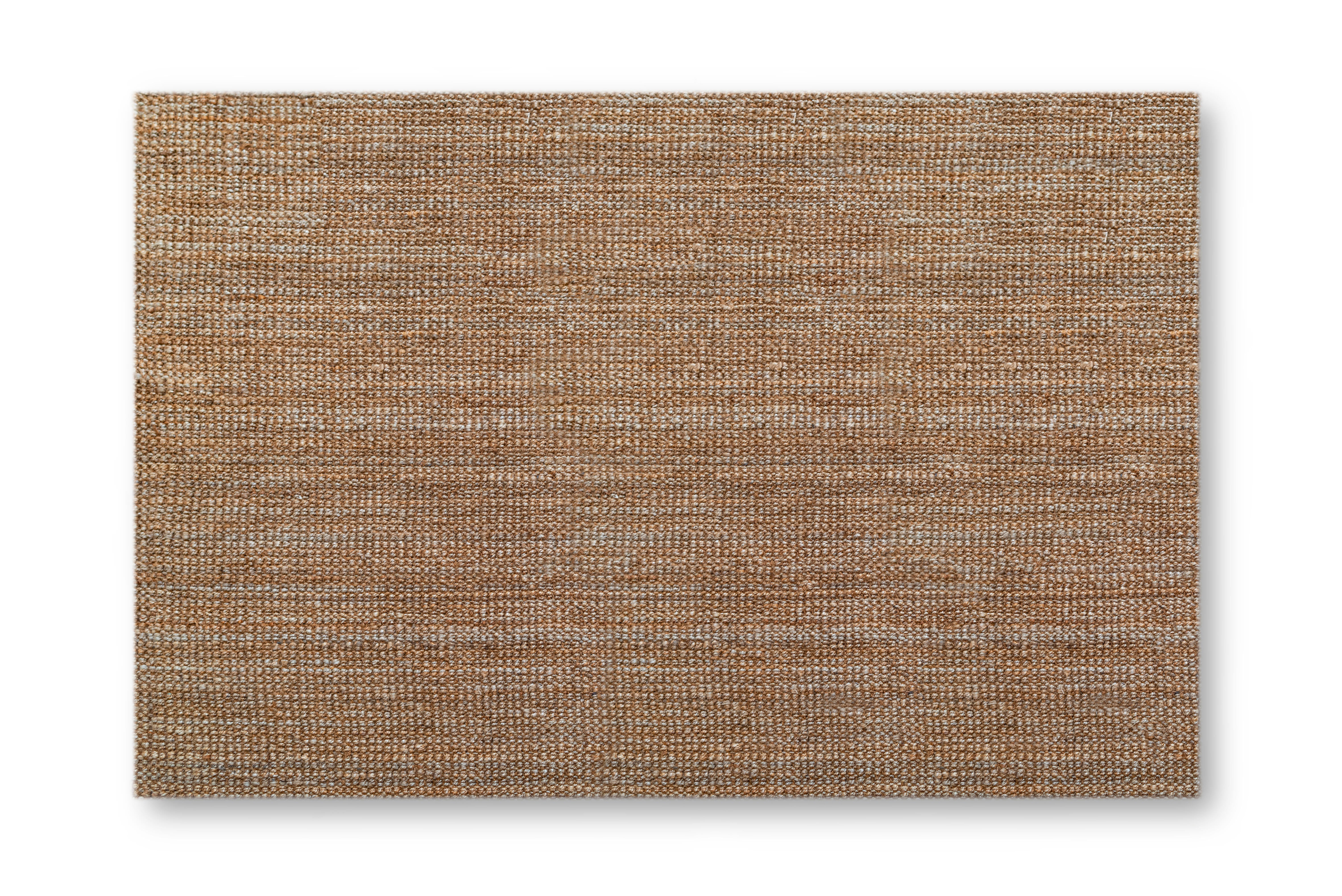 Alfombra yute tejido plano santorini marrón natural 200x300cm