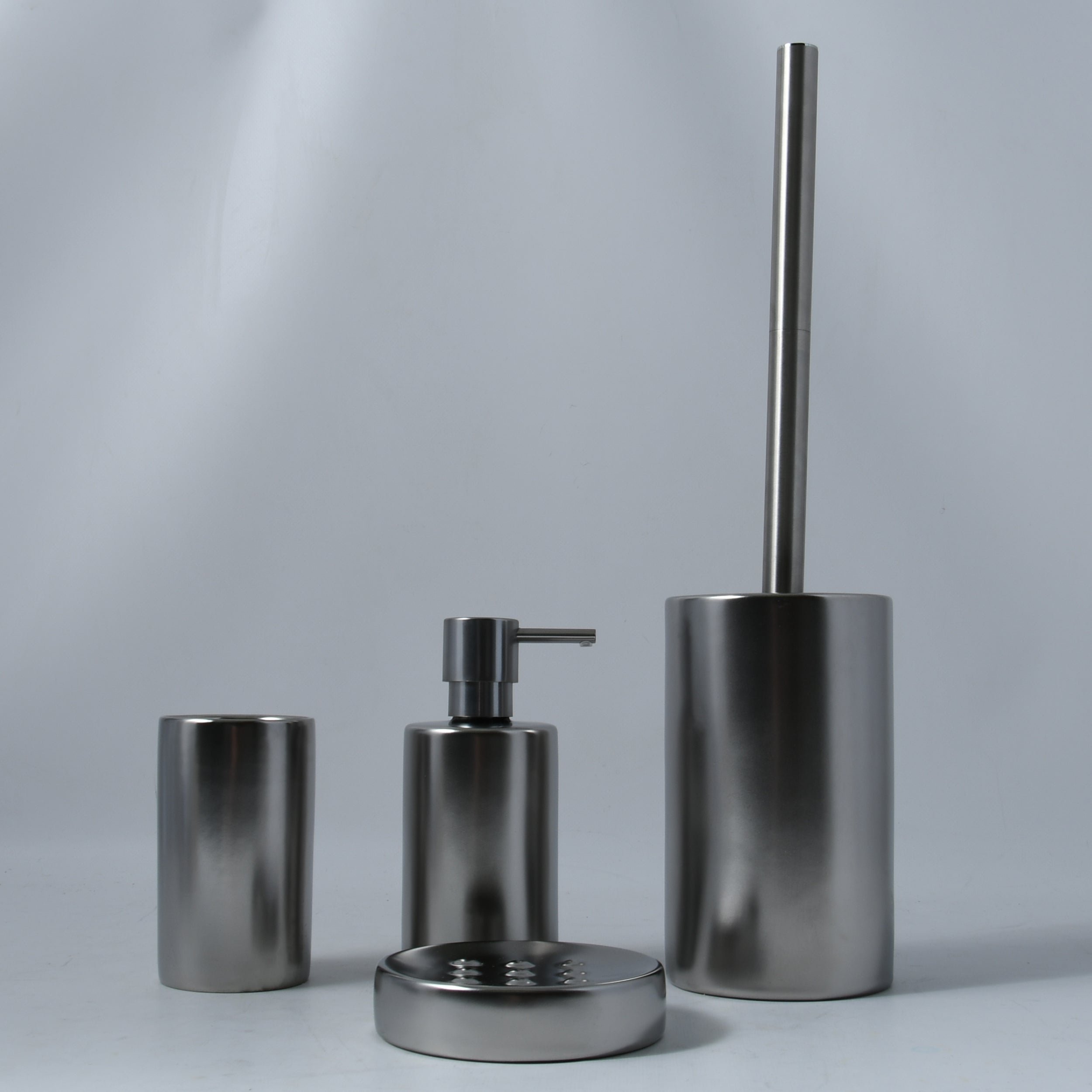 Escobillero tube gris mate