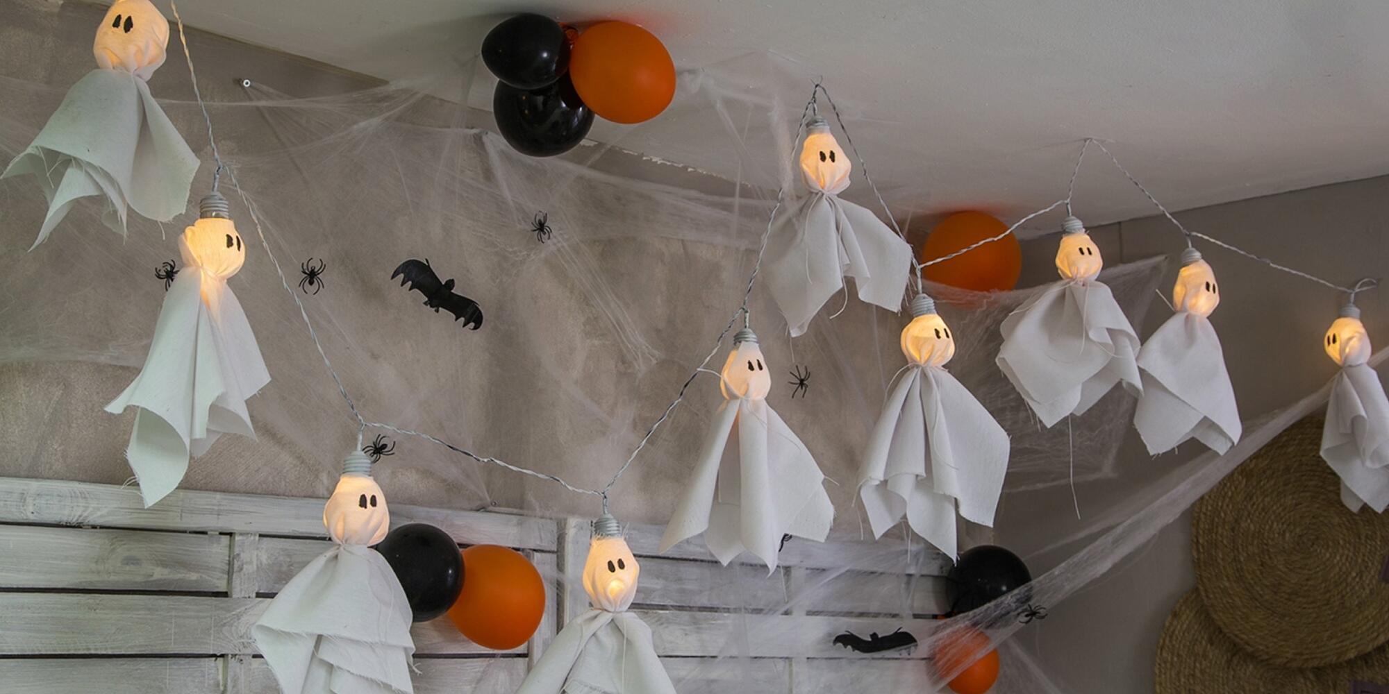 Decorações de Halloween sustentáveis e assustadoras