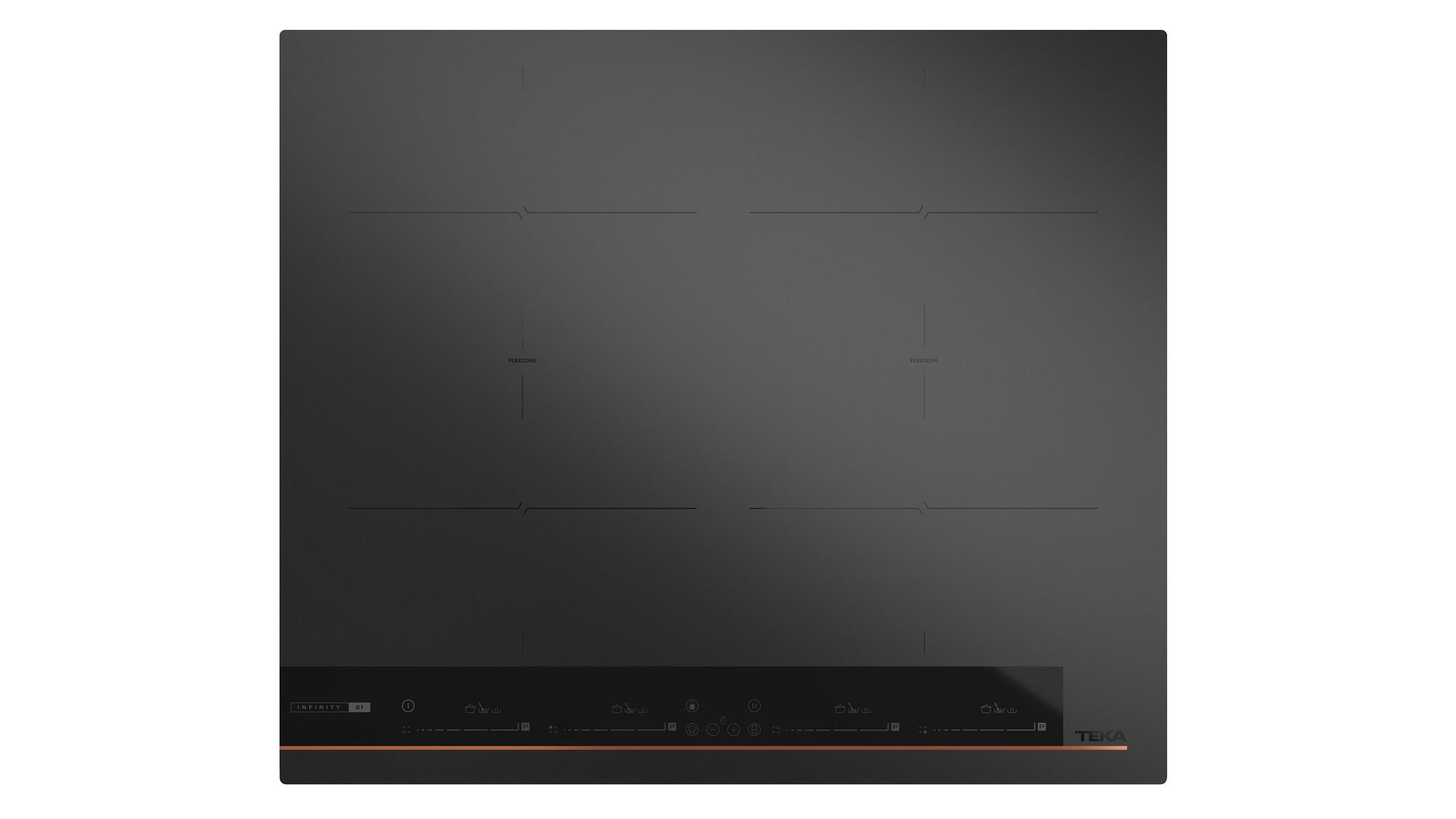 Teka Placa De Inducción Ibf 64 Infinity G1 Con 4 Zonas De Cocción Y Zona Flex 7200 W 60Cm Negro , Leroy Merlin