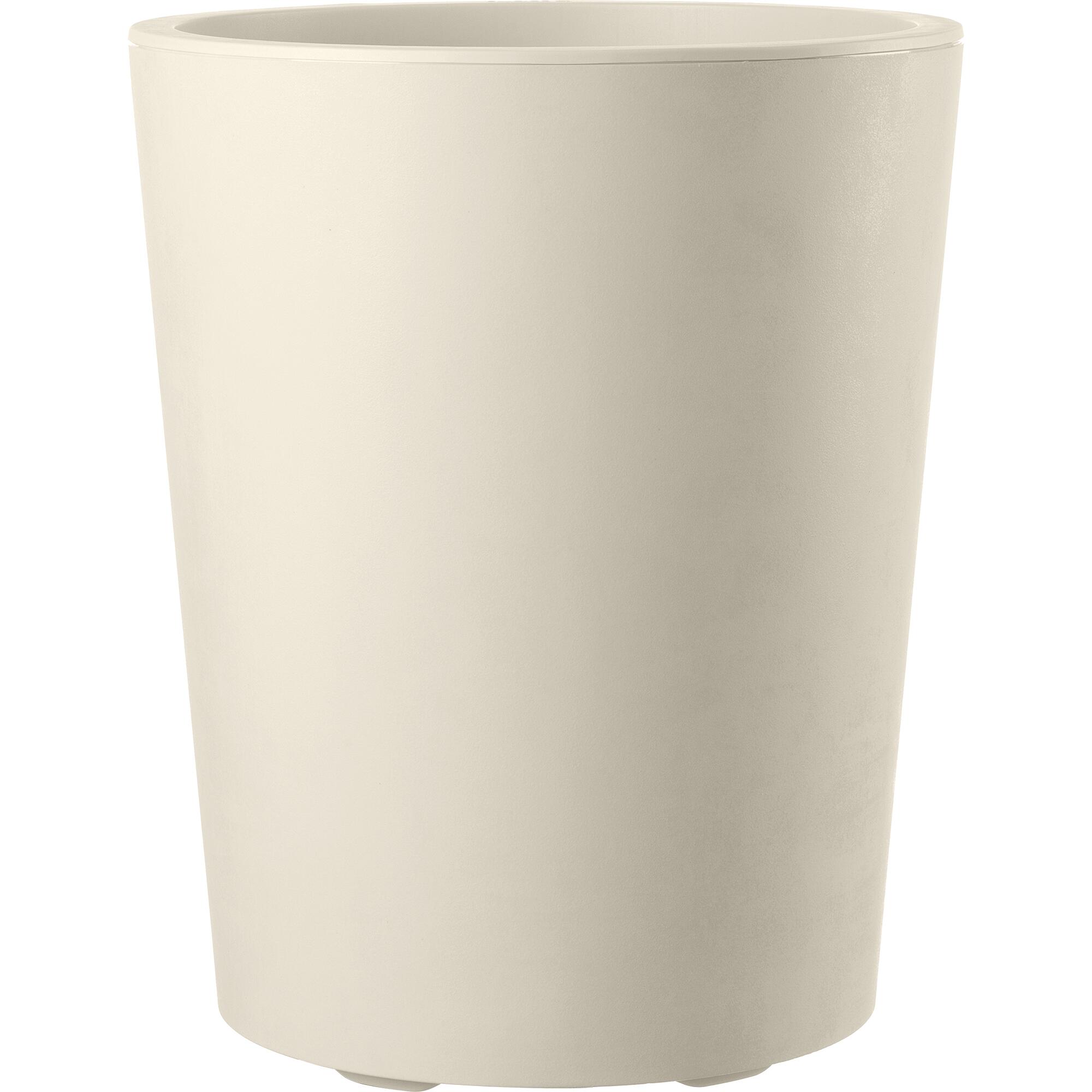 Maceta auto riego millennium de plástico blanco ø 54 cm