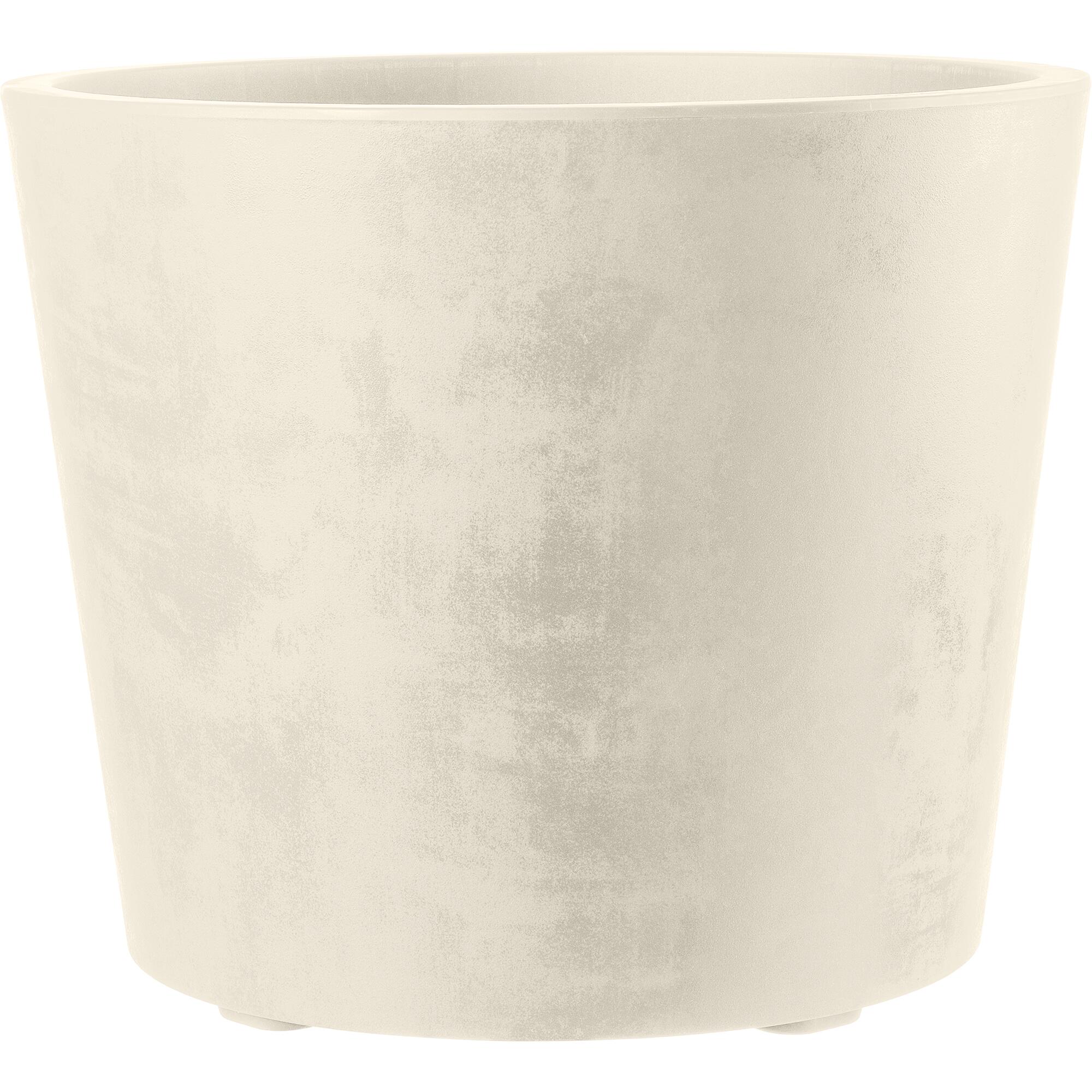 Maceta auto riego millennium de plástico blanco ø 59 cm