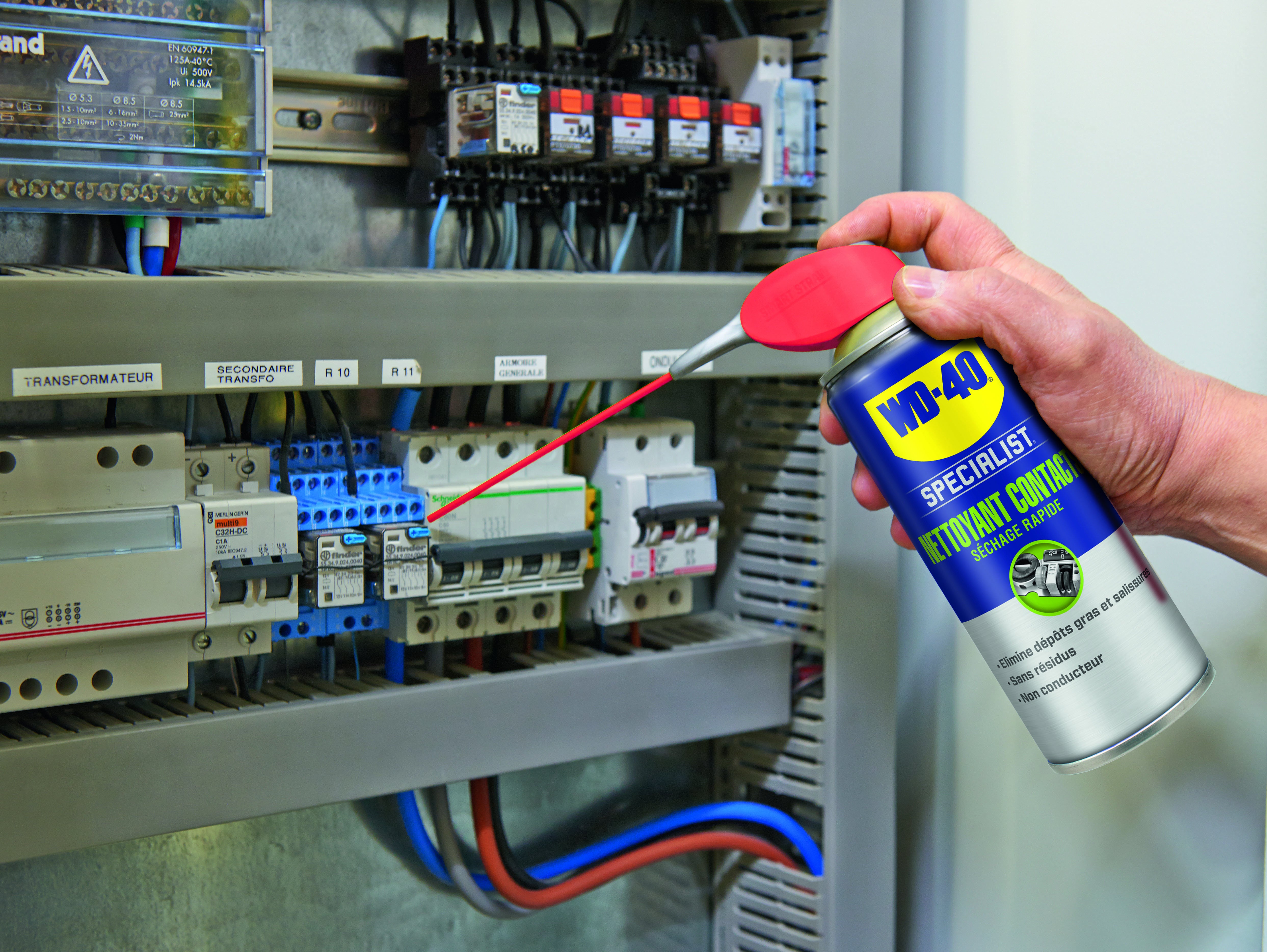 Nettoyant contacts électriques WD-40 en aérosol 250 ml - 6