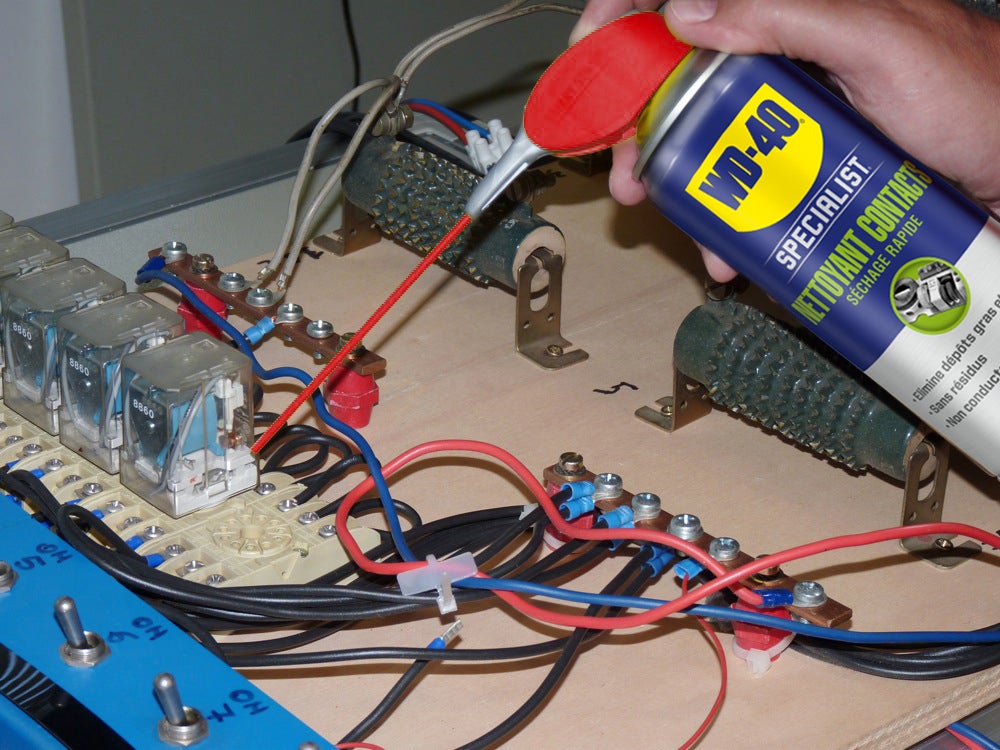 Nettoyant contacts électriques WD-40 en aérosol 250 ml - 10