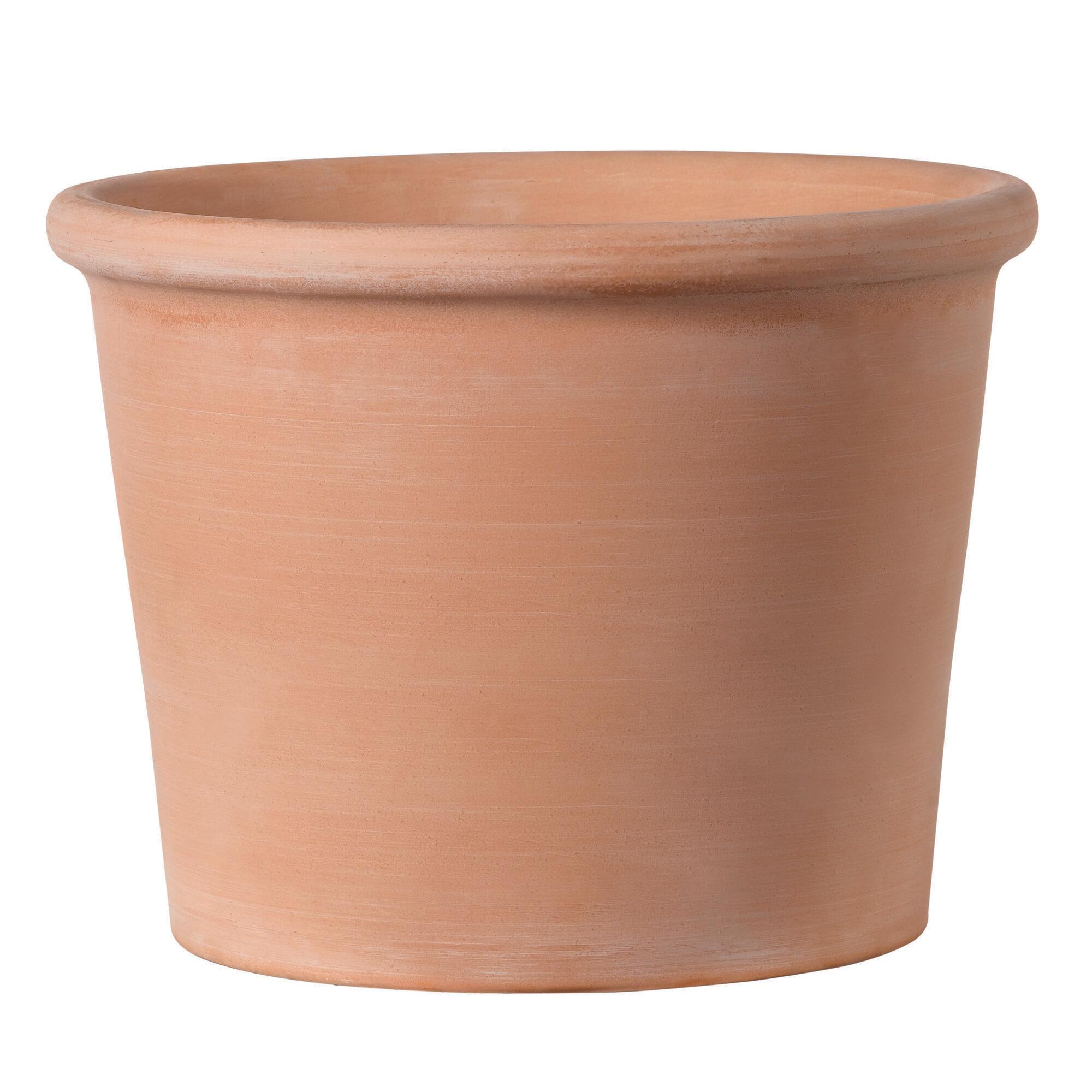 Maceta de terracota cilindro bordato de ø 38 cm