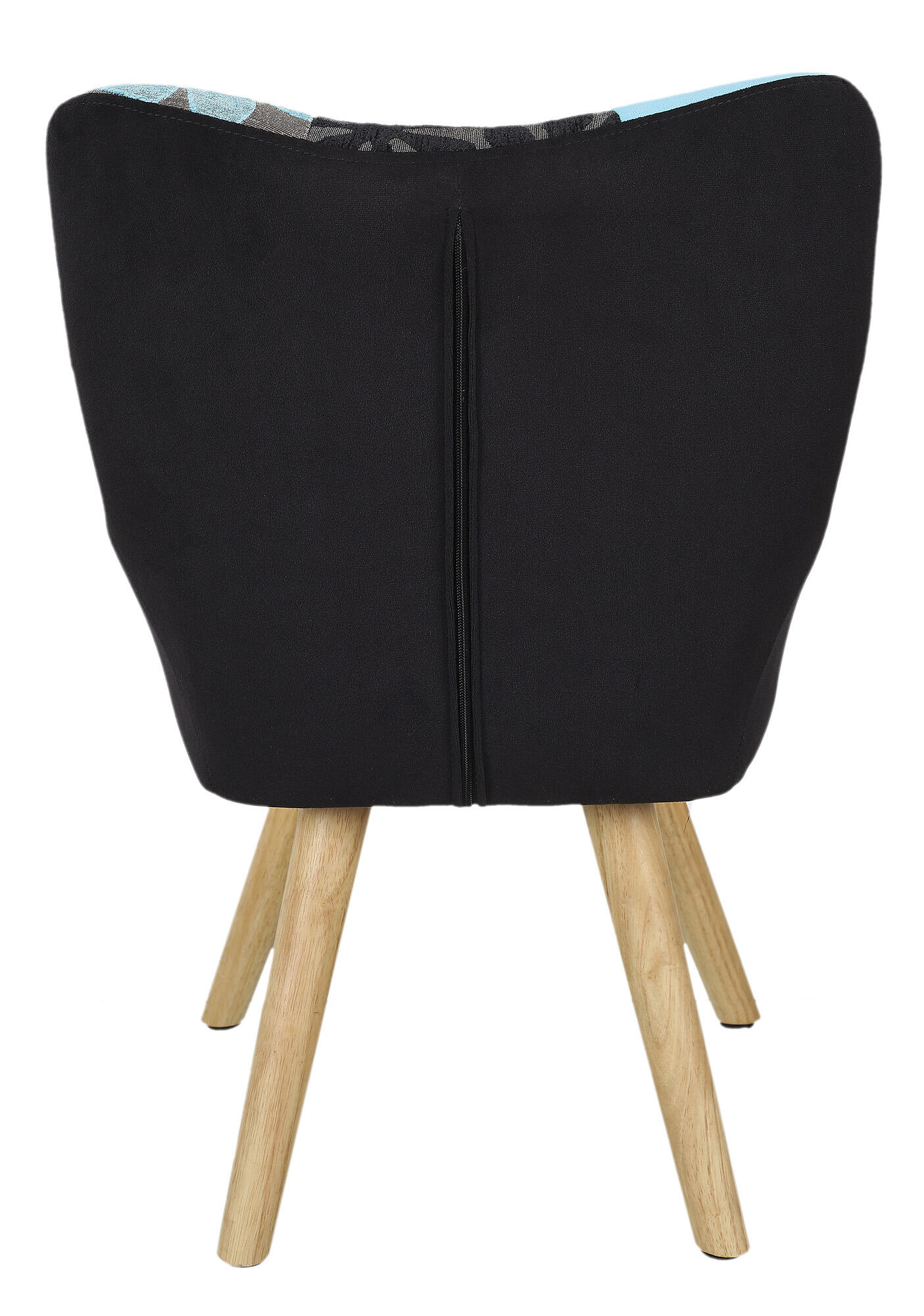 Silla infantil Patchwork de madera multicolor de 67x28x43,5cm - 5