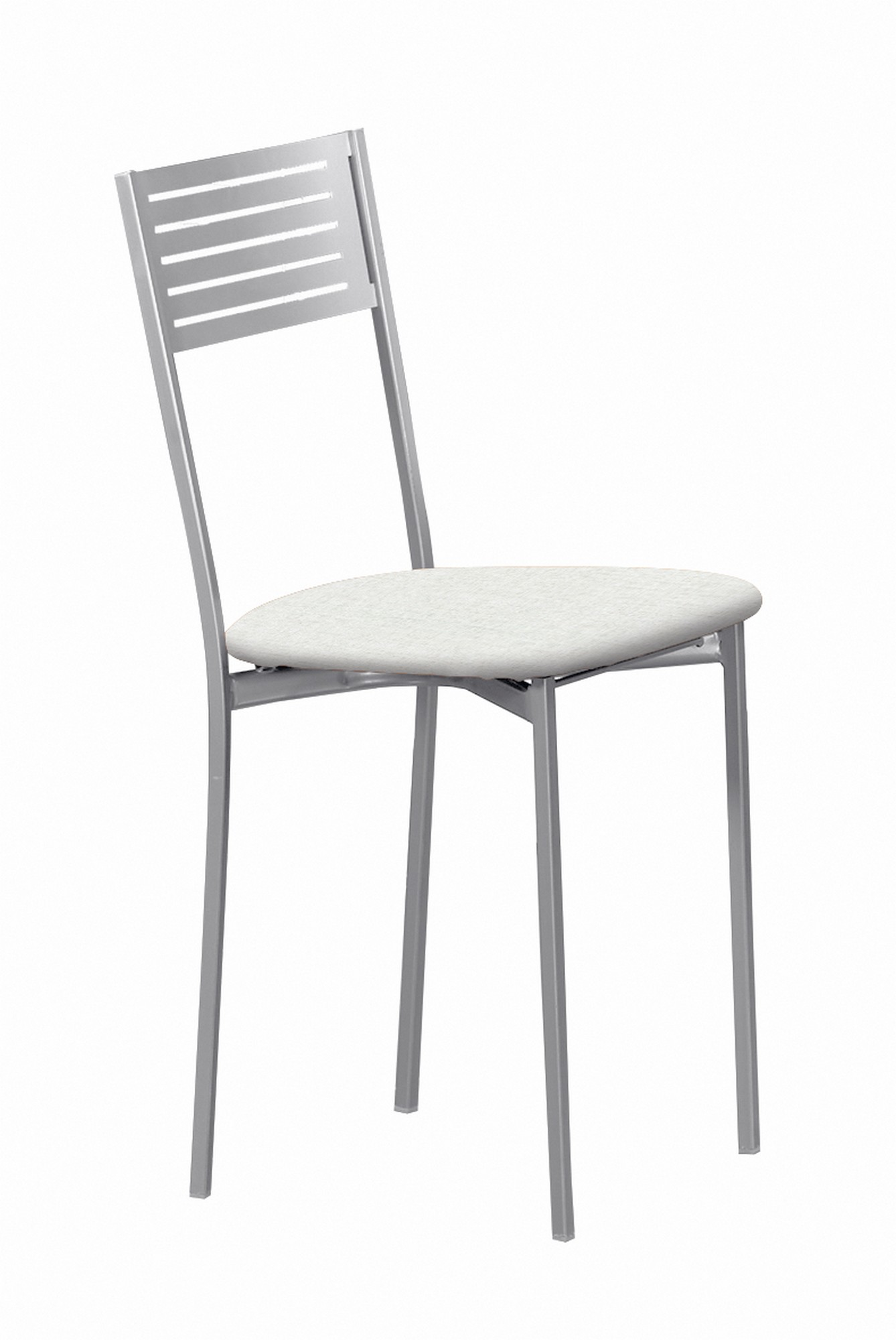 Silla de cocina kris de aluminio michigan nieve 40x85x47cm