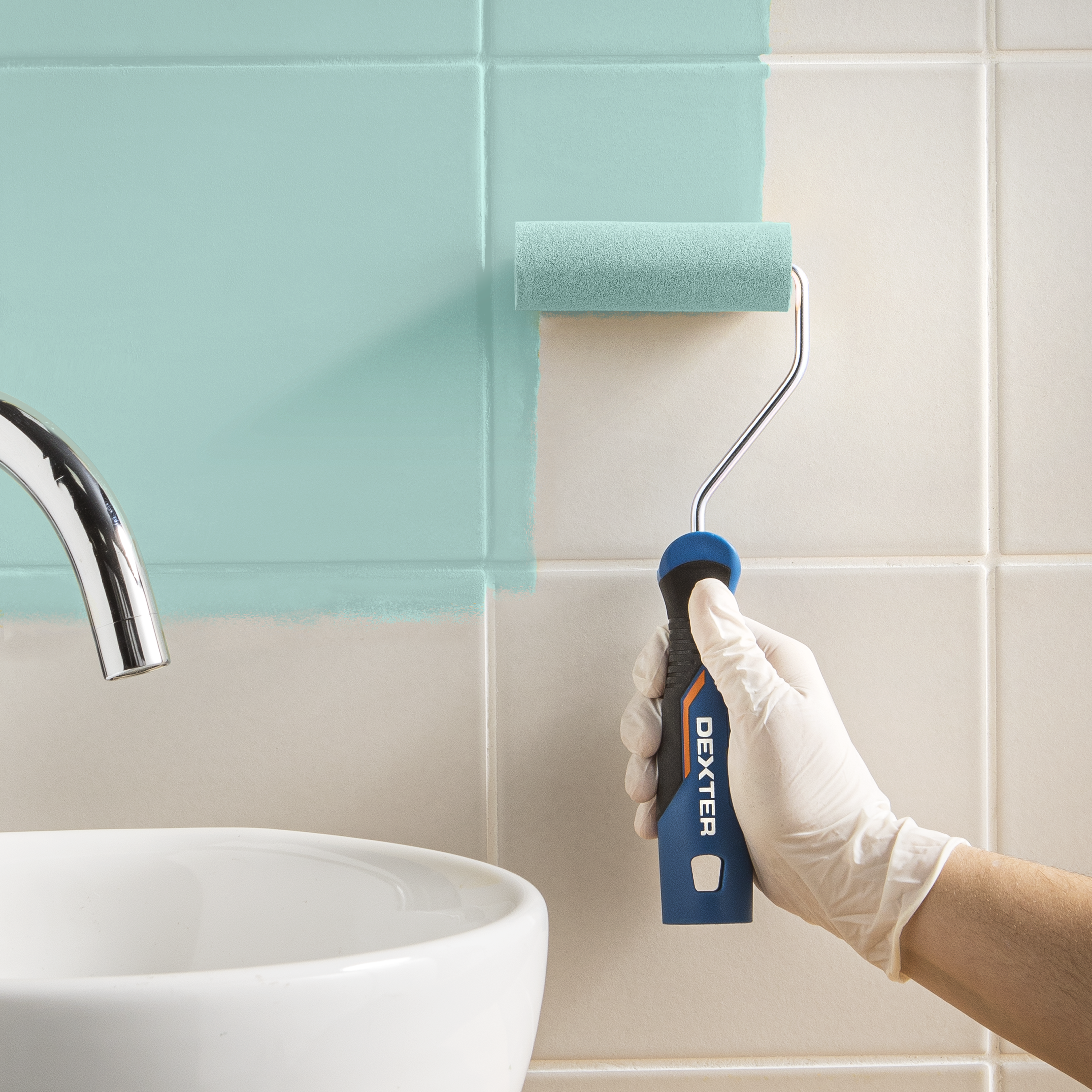 Testeur peinture mur, meuble, carrelage laguna 5 satiné LUXENS Salle de bains 0. - 4