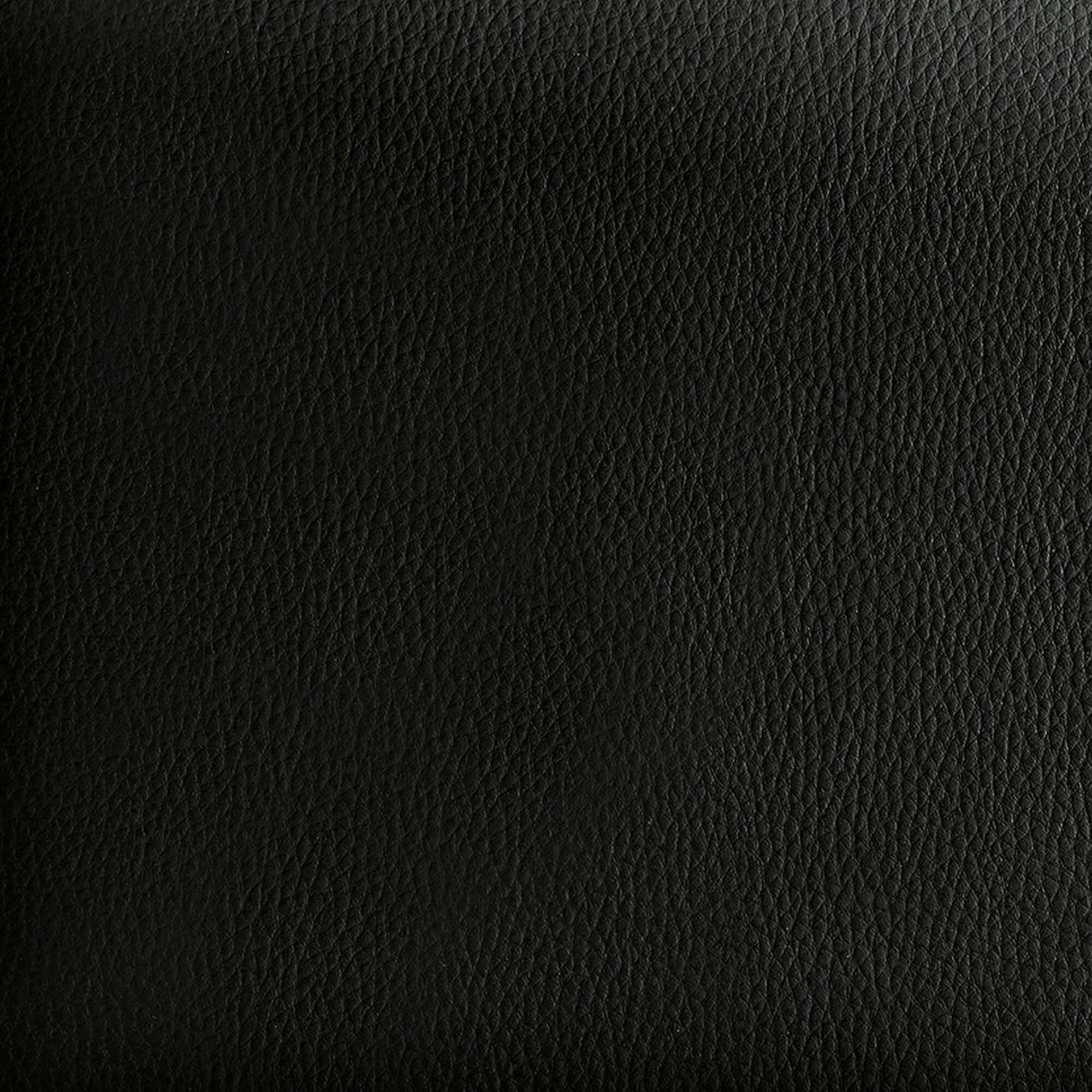 Taburete alto con respaldo Kelsa armazón negro asiento polipiel negro - 6