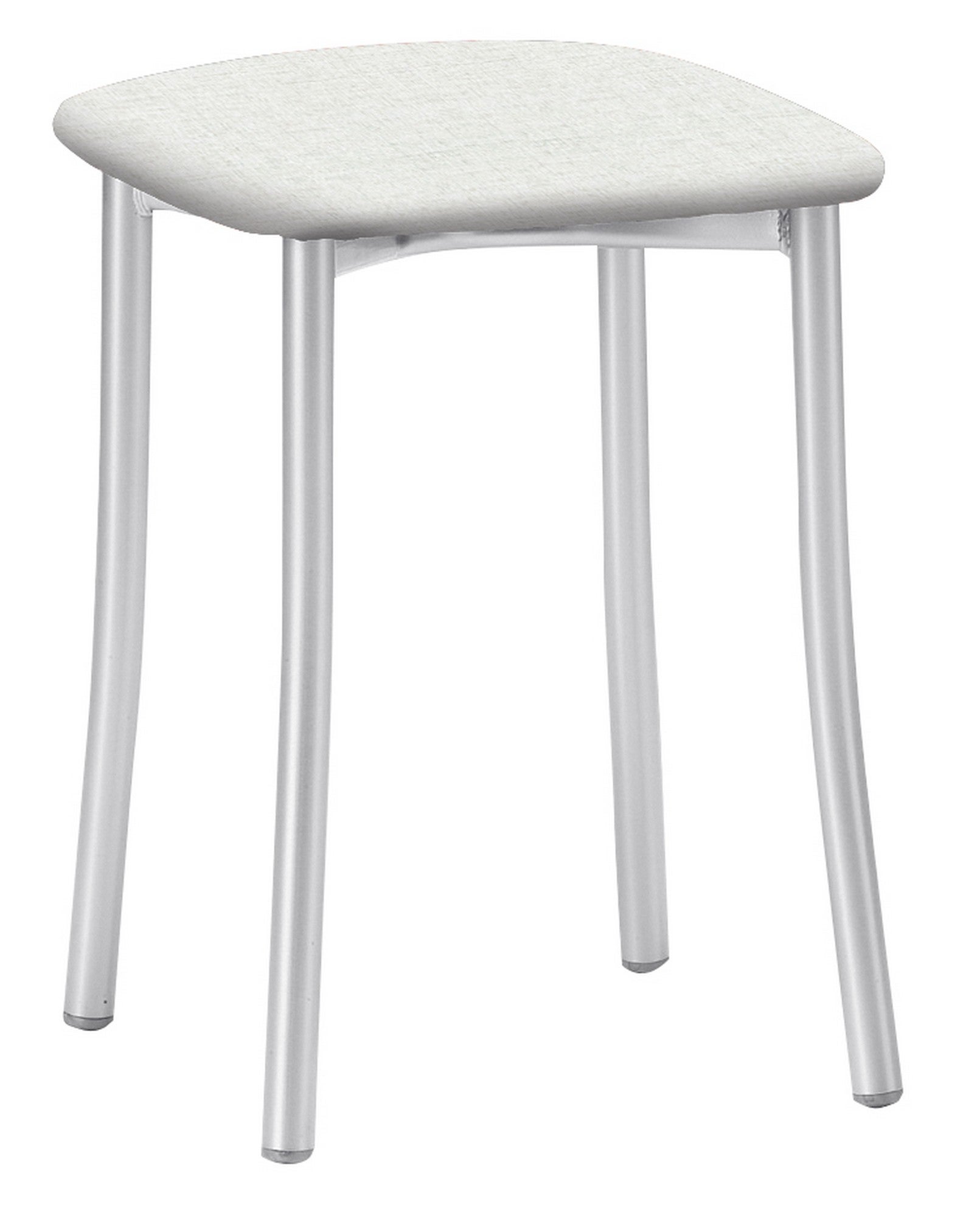 Taburete bajo de cocina kopa armazon aluminio asiento michigan nieve