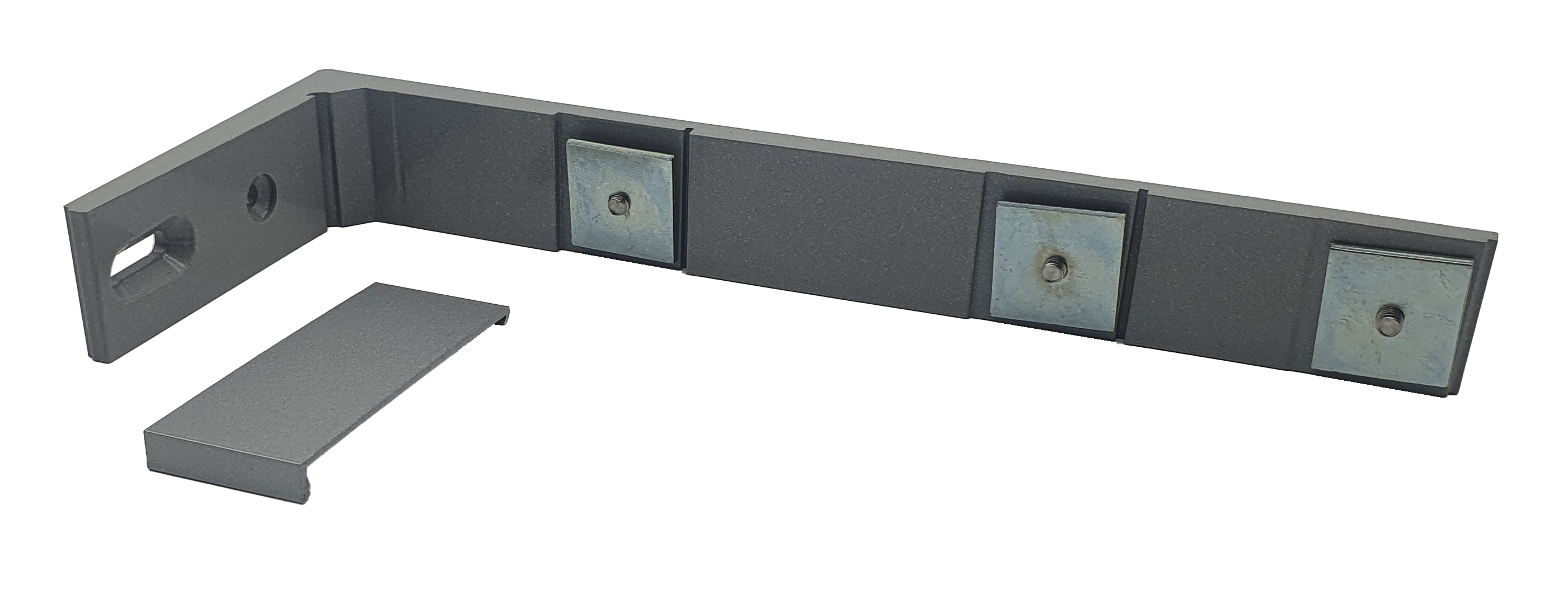 Suporte decorativo de alumínio com tampa 20 cm cinza - 2